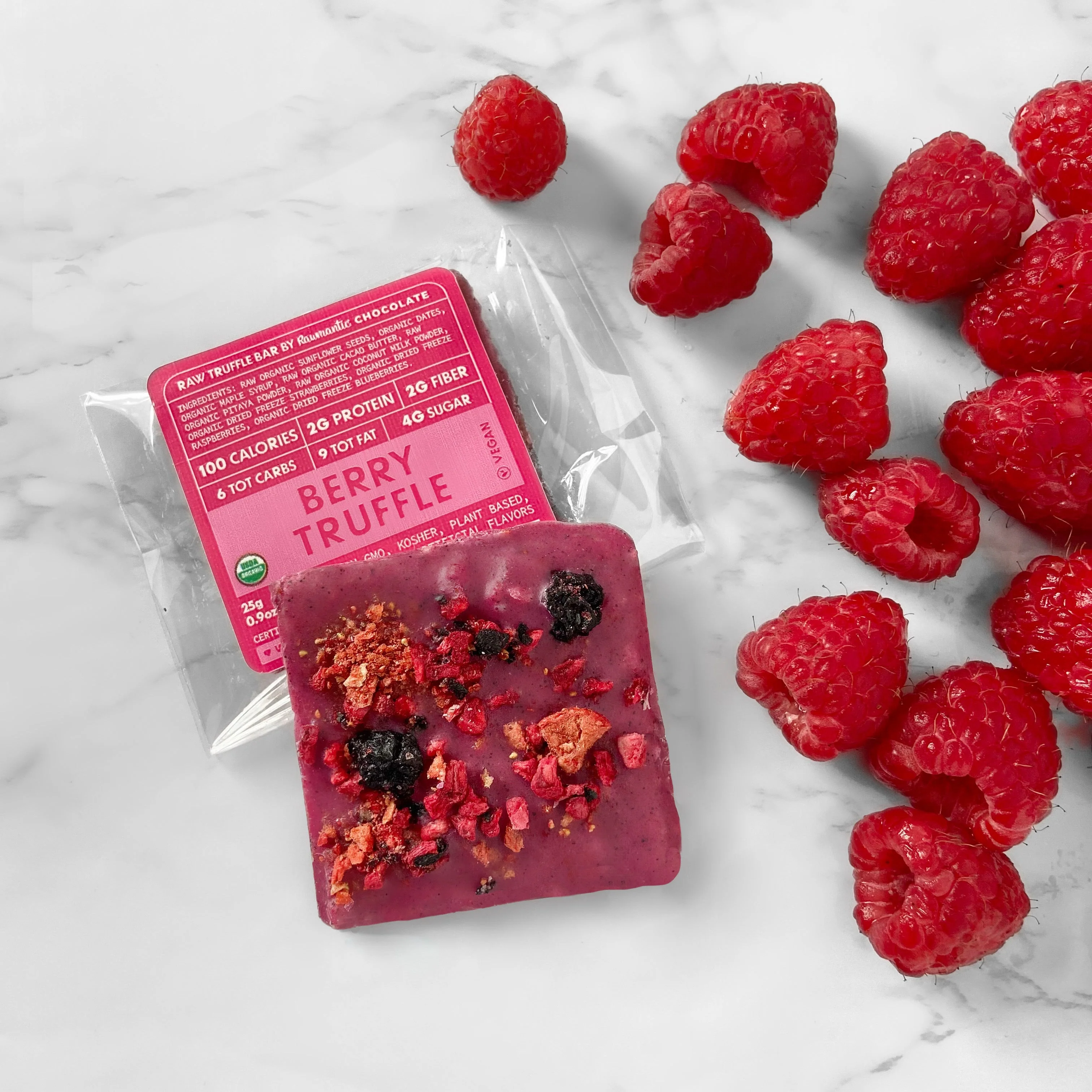 CHOCOLATE, BERRY MINI TRUFFLE BARS/12 bars - Image 4