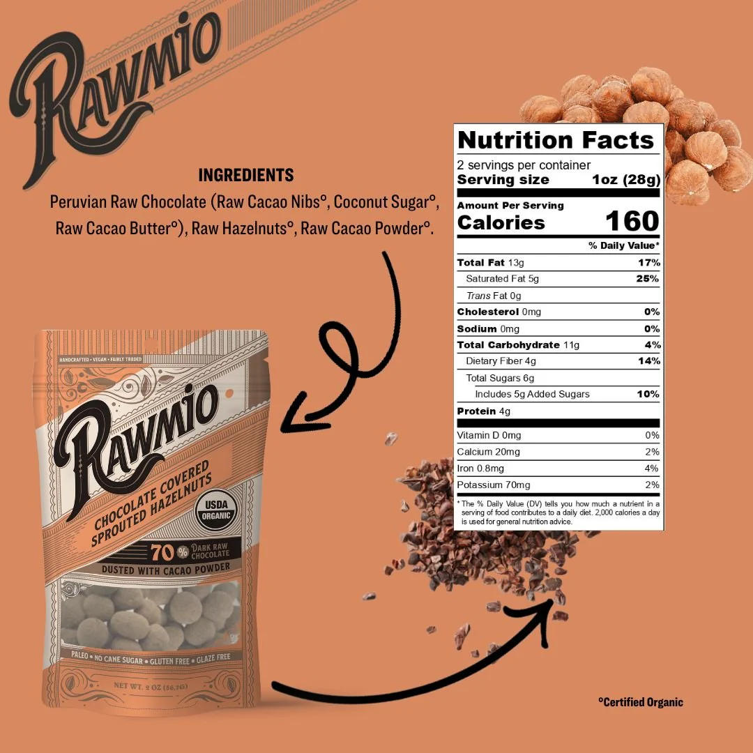 Chocolate Covered Sprouted Hazelnuts - Image 4