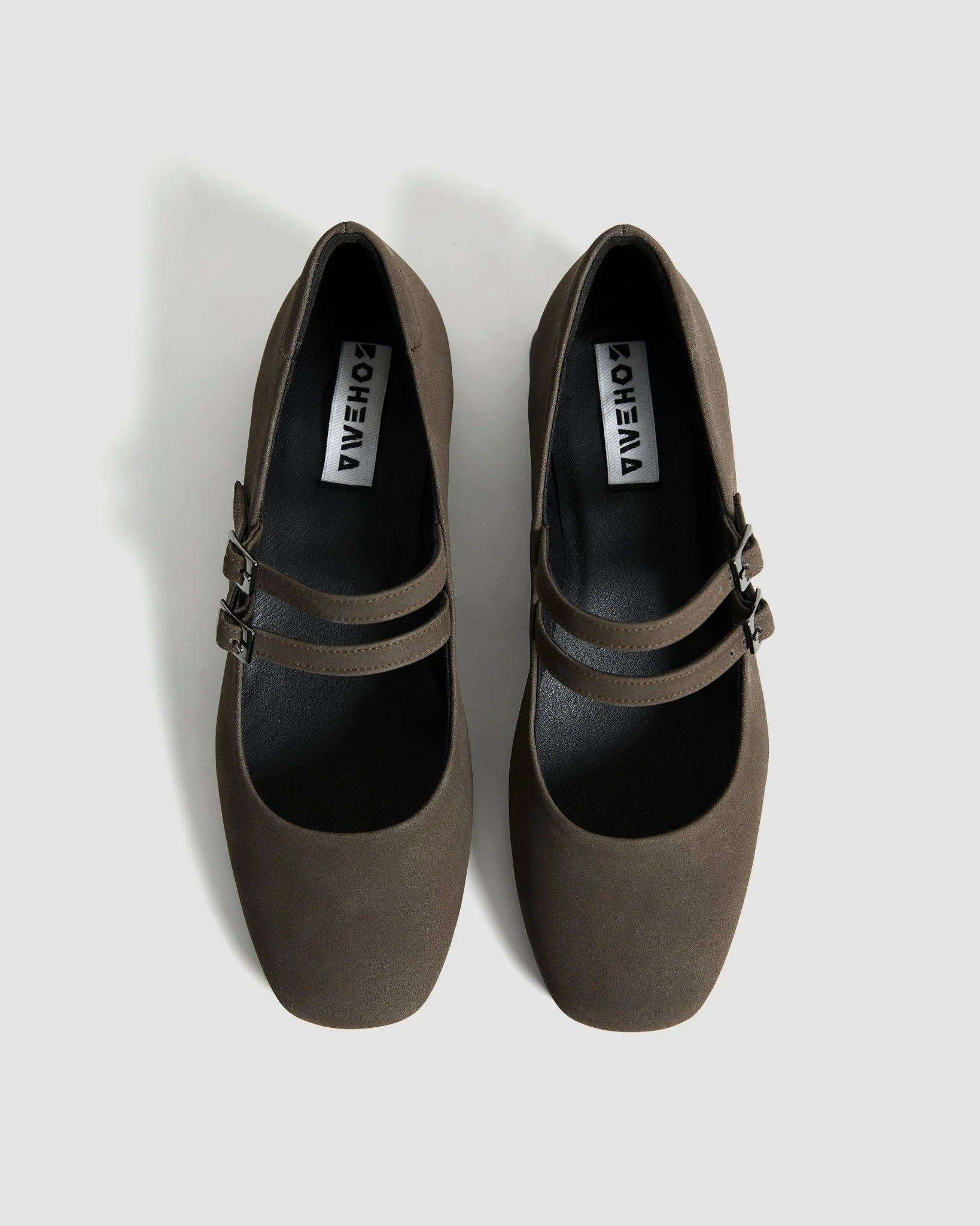 Chocolate Mary Jane Pumps brown ballerinas - Image 3