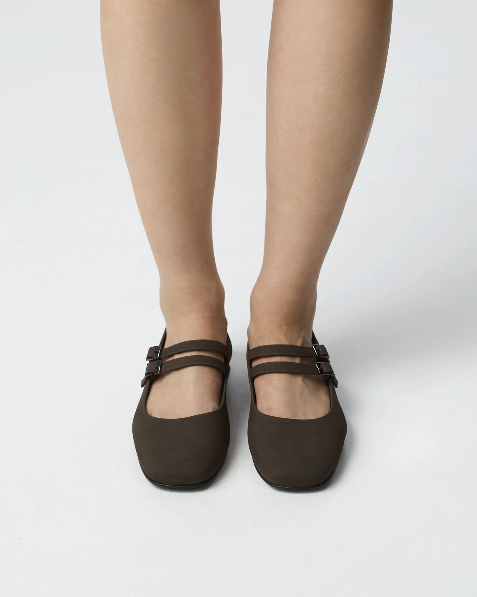 Chocolate Mary Jane Pumps brown ballerinas - Image 5