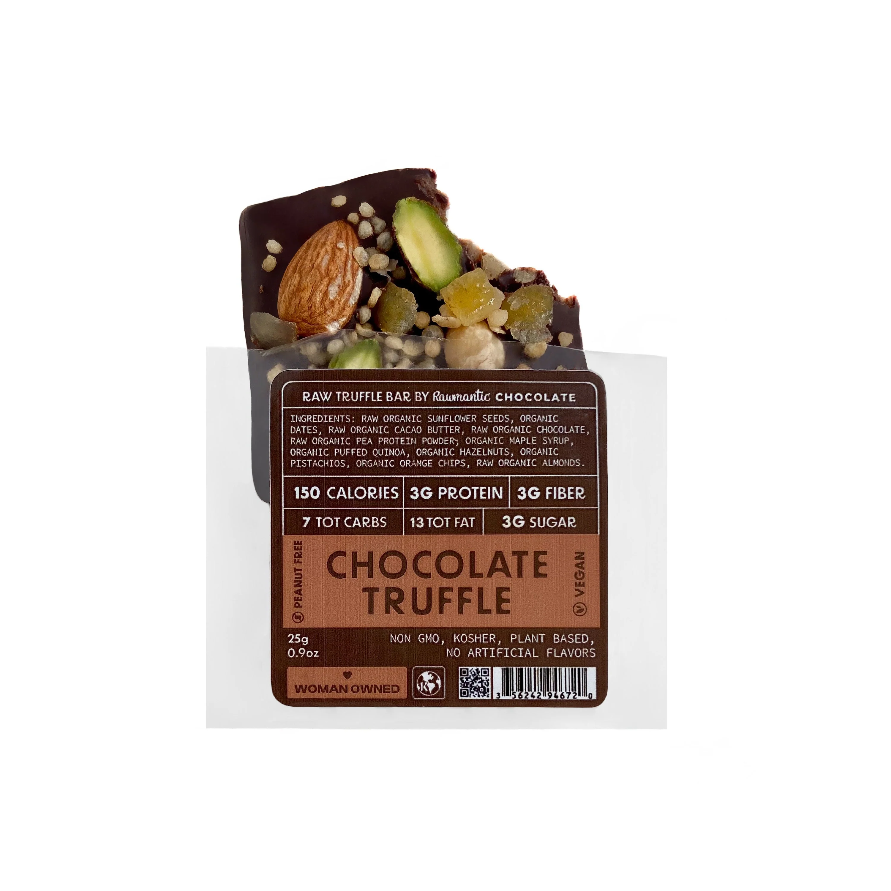 CHOCOLATE MINI TRUFFLE BAR/ 12 bars - Image 2