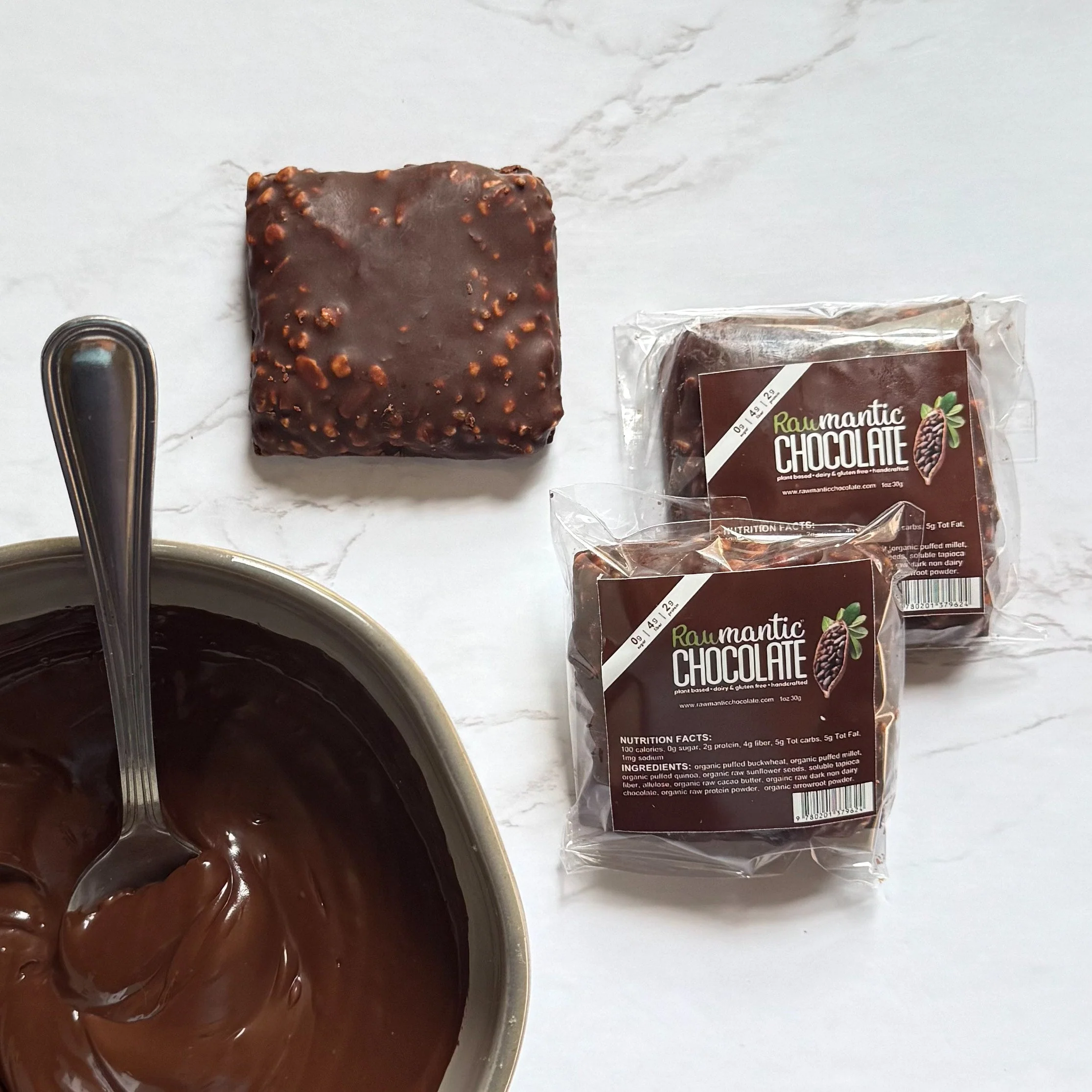Chocolate Mini Vegan Protein Bar. Pack of 20 - Image 3