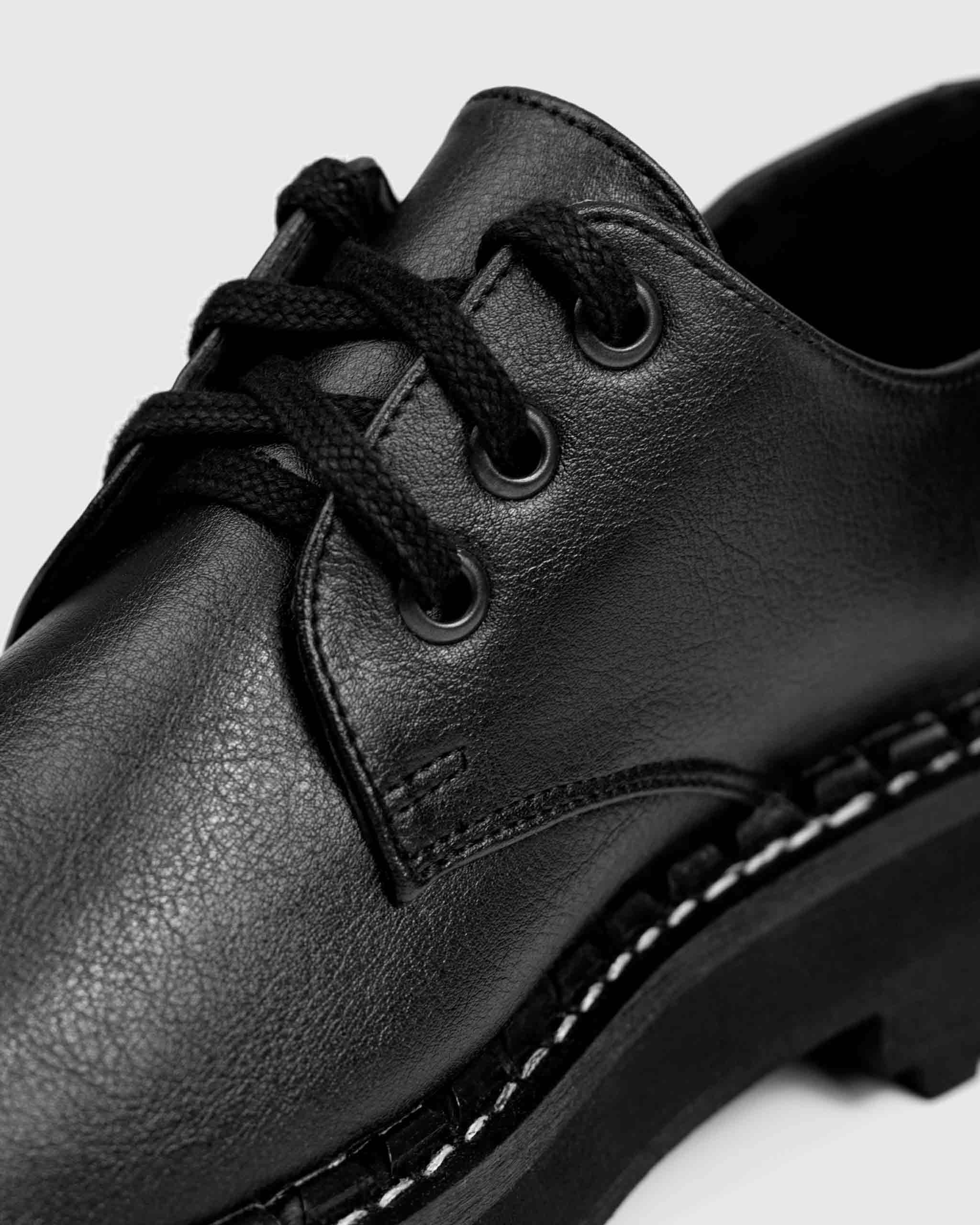 Chunky Derbs Boy Black Vegea grape leather Derby - Image 4