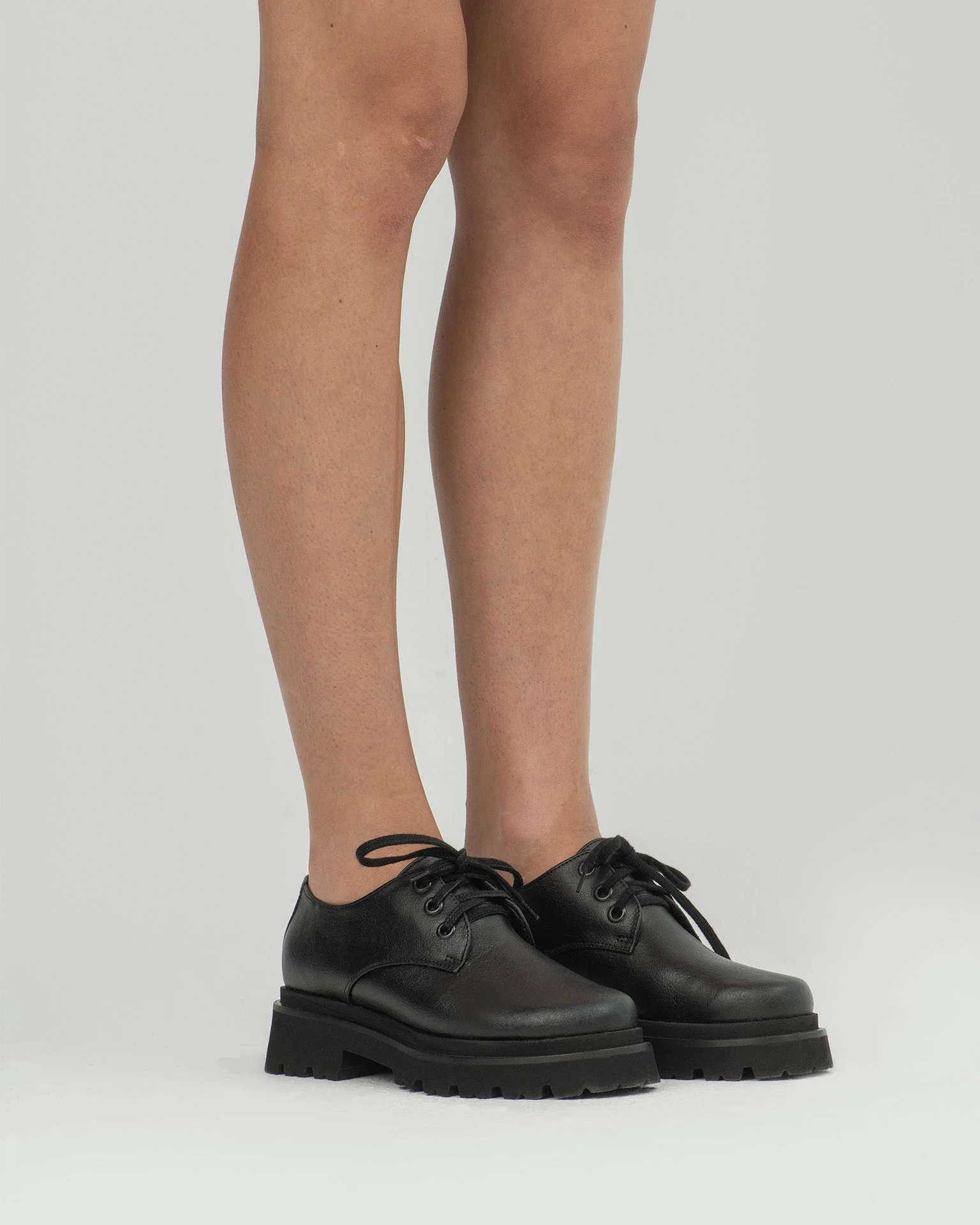 Chunky Derbs No.2 Vegea woman derbs grape leather - Image 5