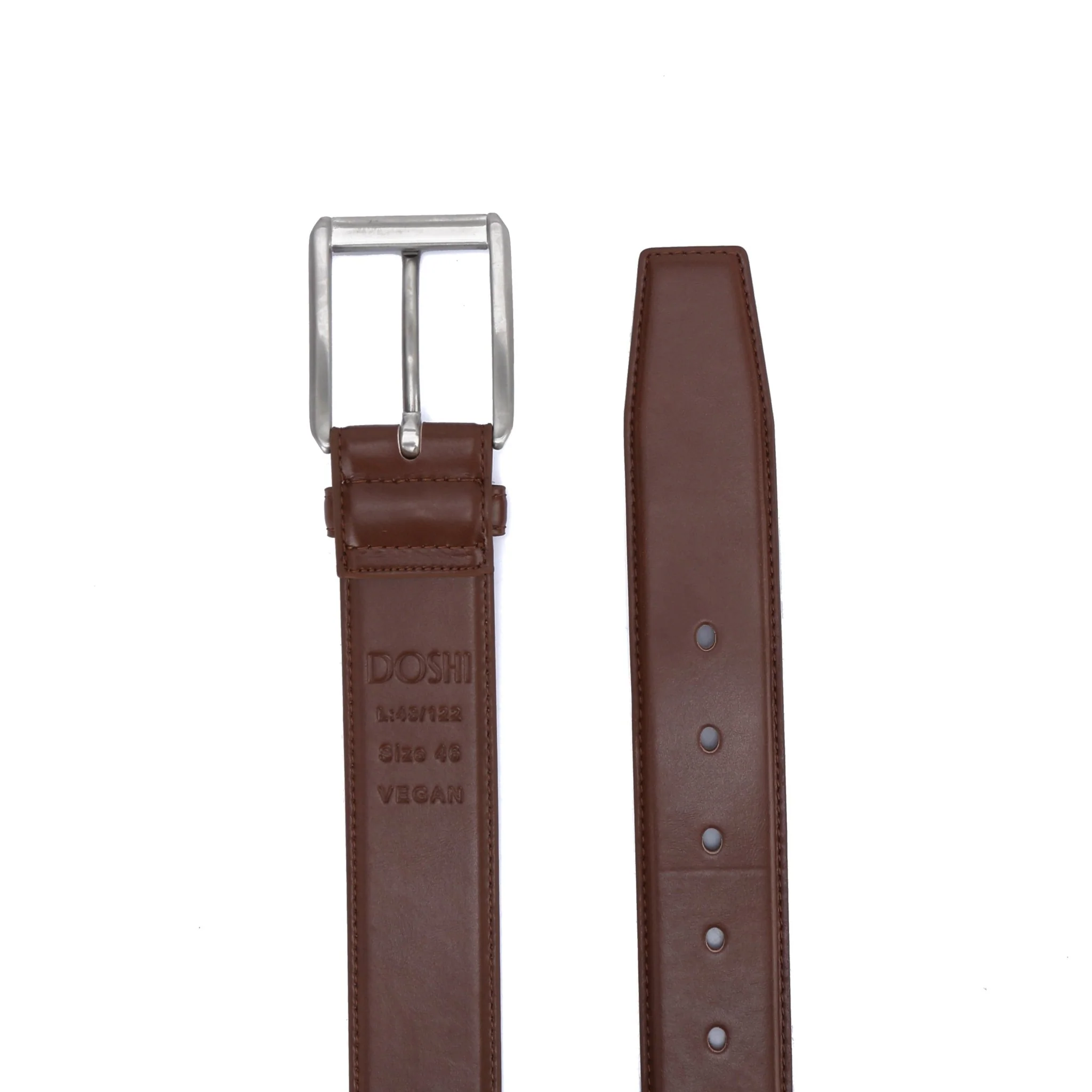 Classic Brushed Vegan Belt: Sizes: 46-60 - Image 10
