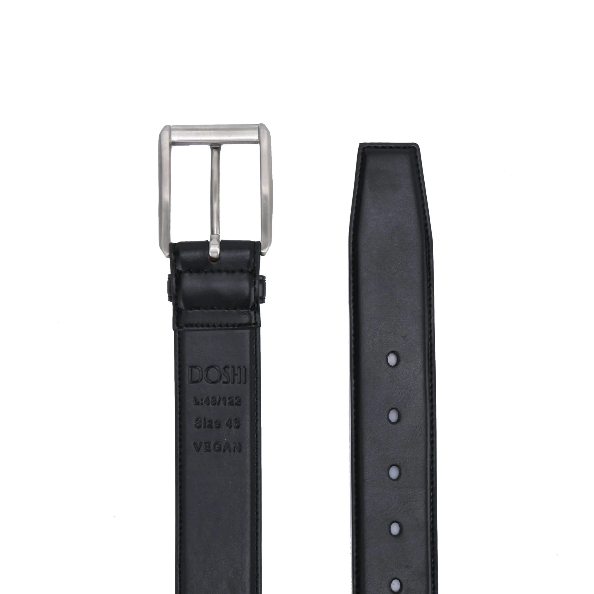 Classic Brushed Vegan Belt: Sizes: 46-60 - Image 6
