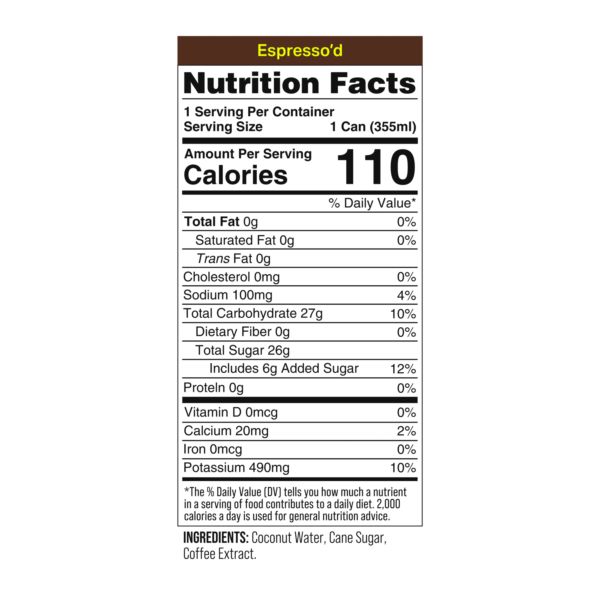 Coaqua Espresso'd Coconut Water - Image 3