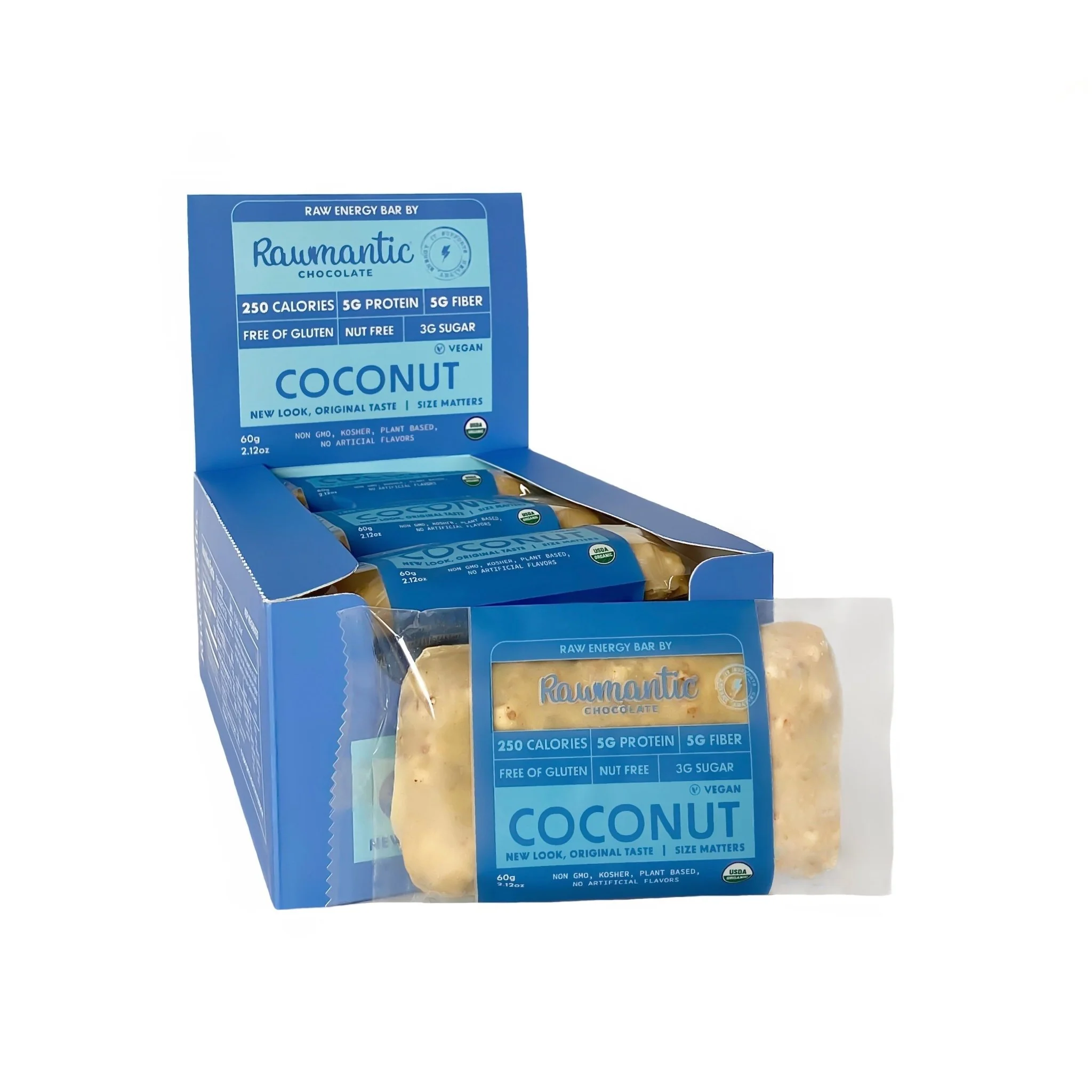 Coconut Vegan Plant Based Protein nutritional Bars