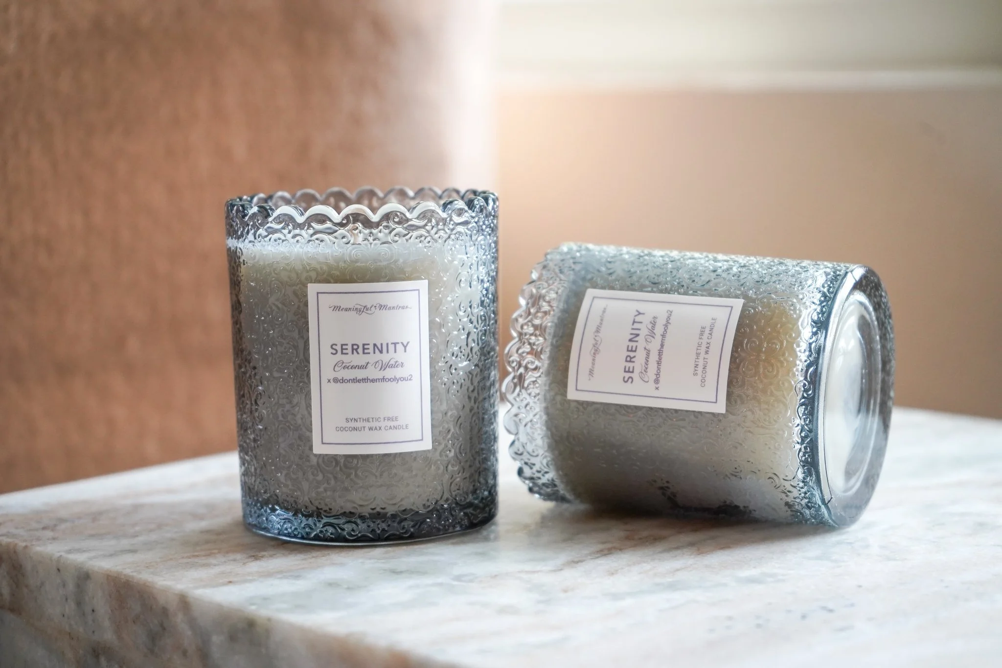 Coconut Water x @Dontletthemfoolyou2 Natural Candle 8oz Kaia Collection - Image 3