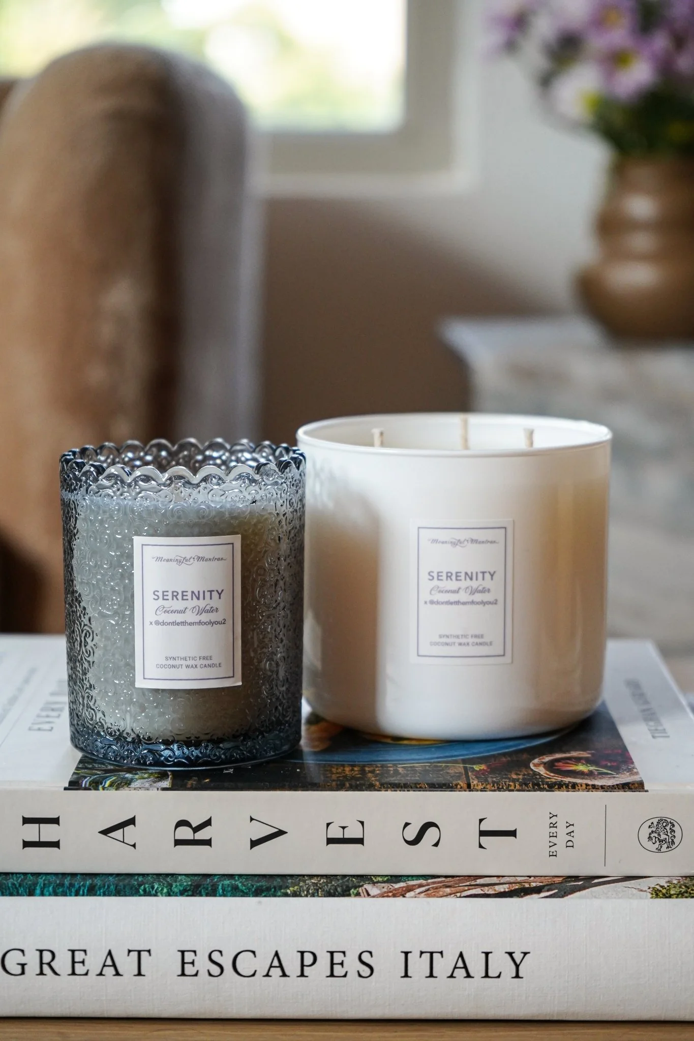 Coconut Water x @Dontletthemfoolyou2 Natural Candle 8oz Kaia Collection - Image 5