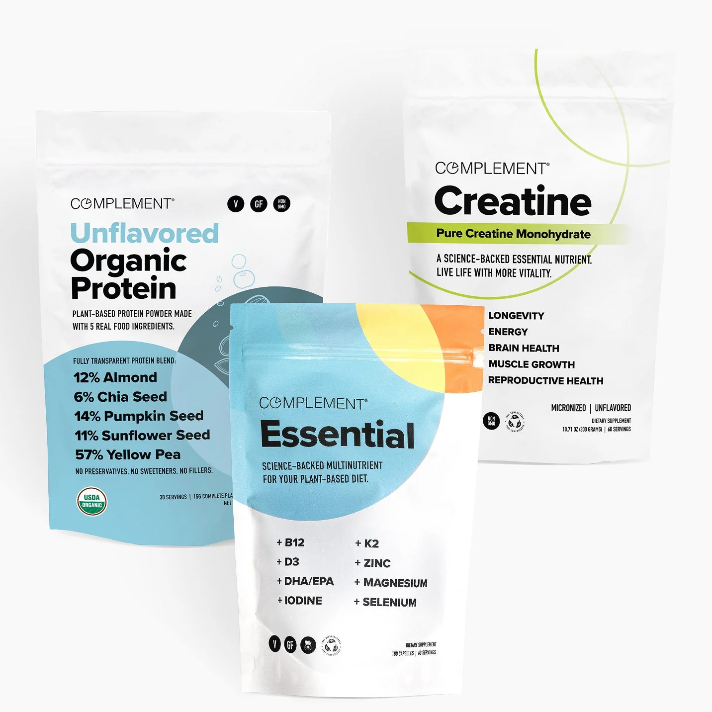 COMPLEMENT® Plant-Based Essentials Stack