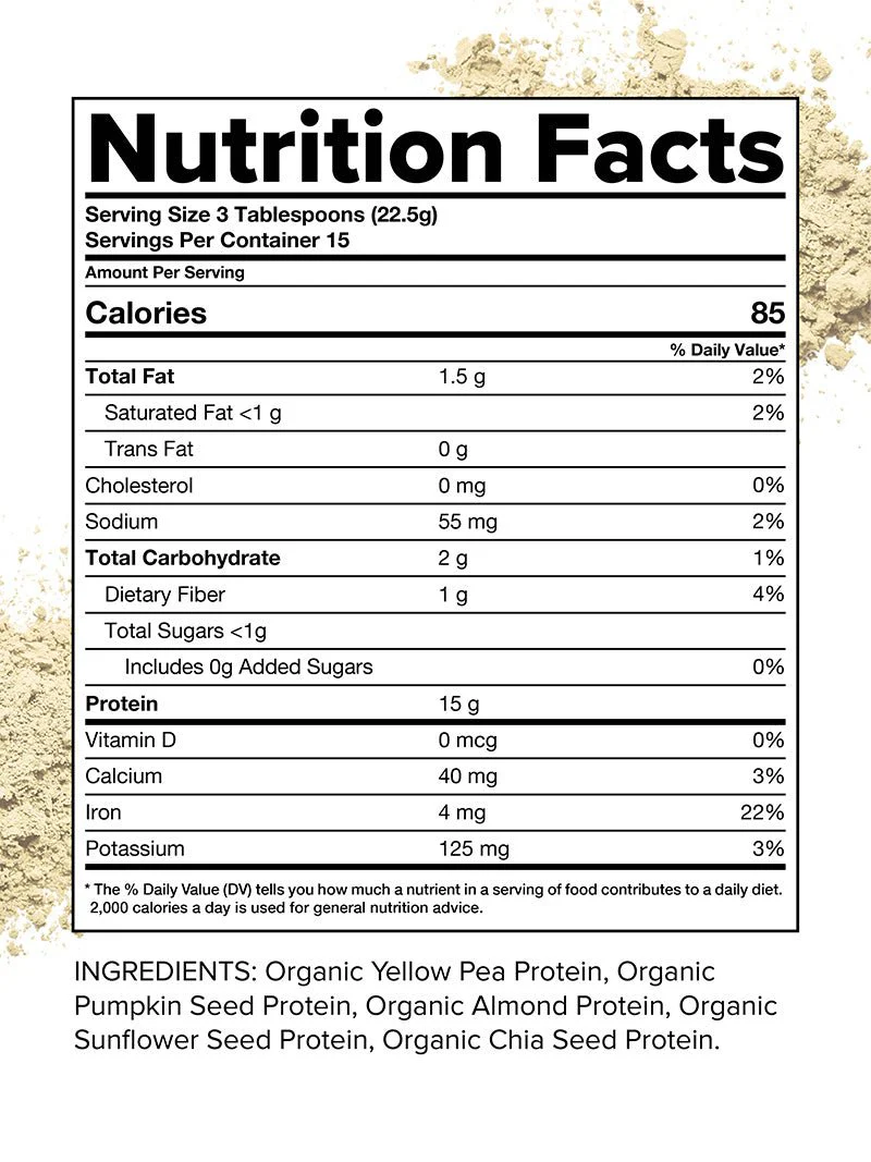 COMPLEMENT® Unflavored Organic Protein - 15 Serving - Image 4