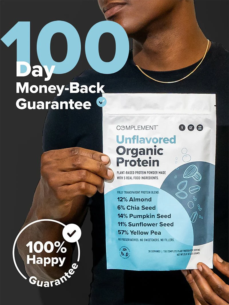 COMPLEMENT® Unflavored Organic Protein - 15 Serving - Image 5