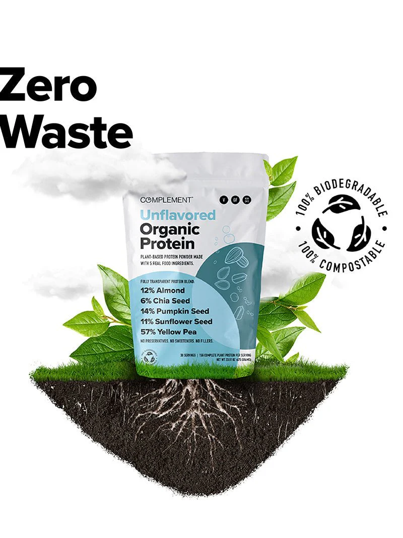 COMPLEMENT® Unflavored Organic Protein - 15 Serving - Image 7