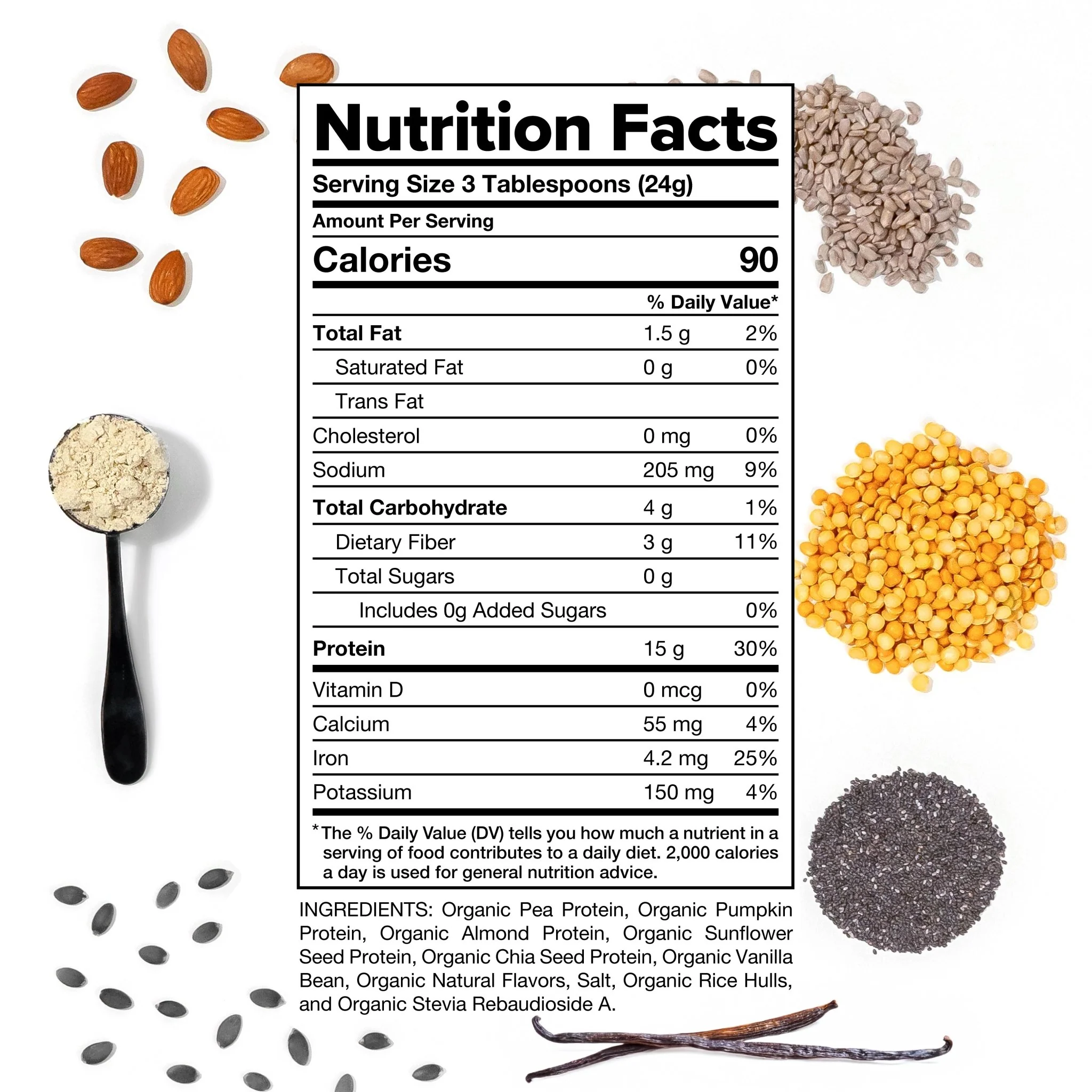 COMPLEMENT® Vanilla Organic Protein - 15 Serving - Image 10