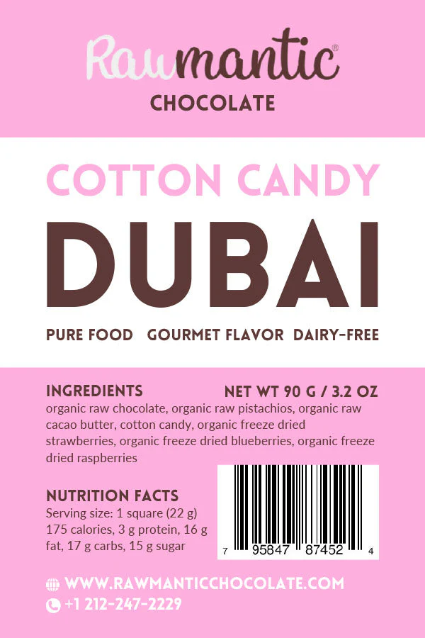 Cotton Candy Angel Hair Dubai chocolate plant based, vegan Bar. 90g - Image 5