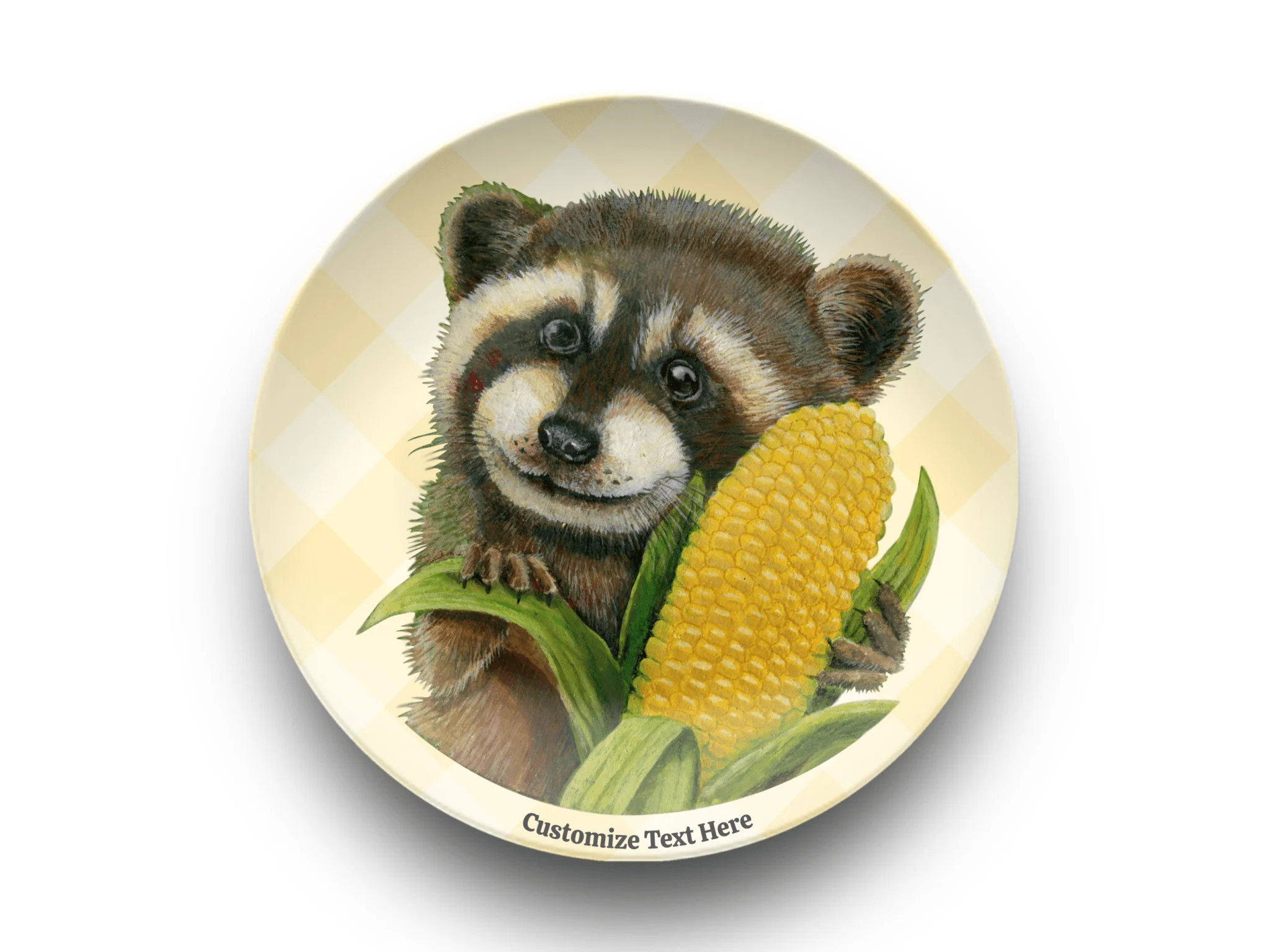 Country Charm Raccoon Plate & Bowl - Image 2