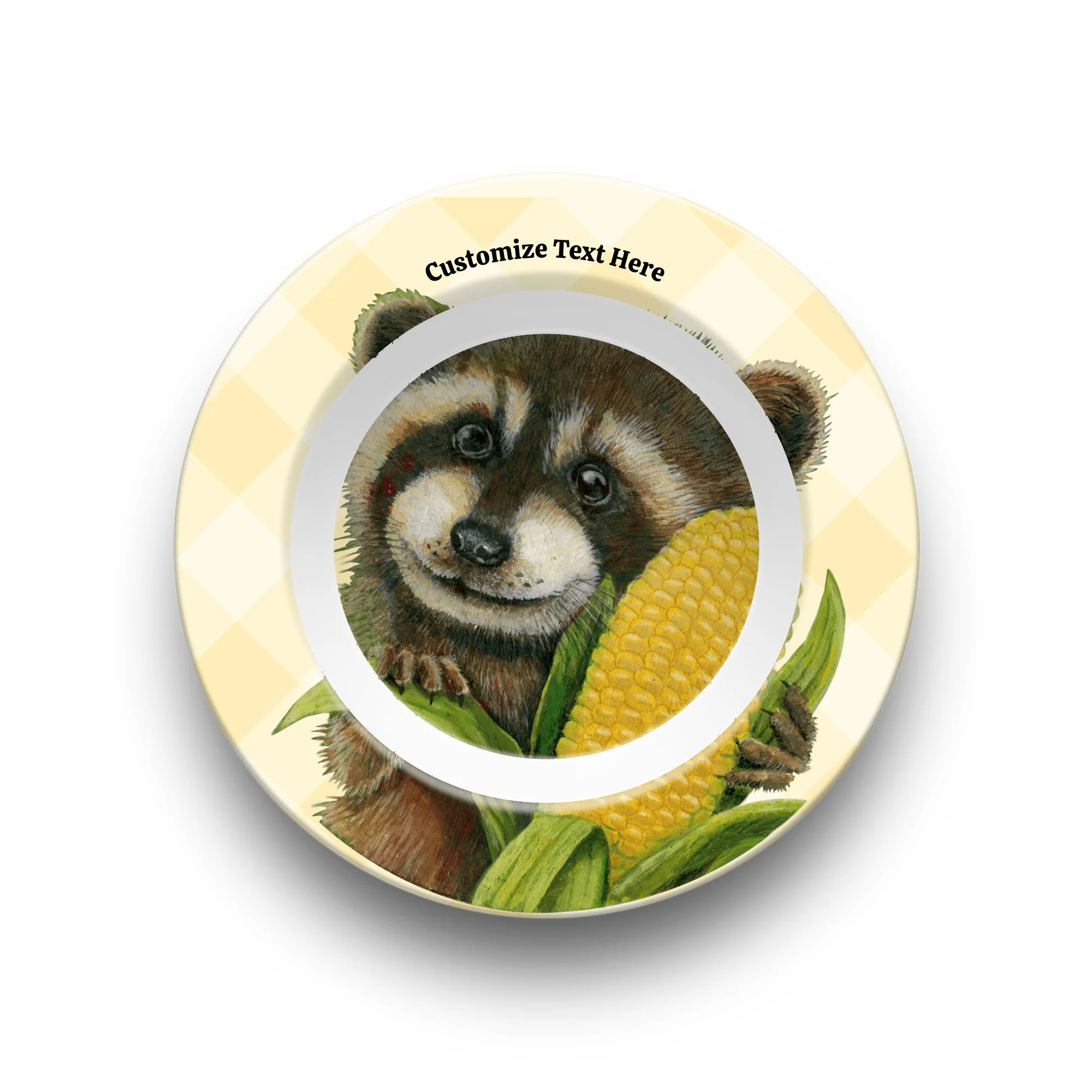 Country Charm Raccoon Plate & Bowl - Image 5