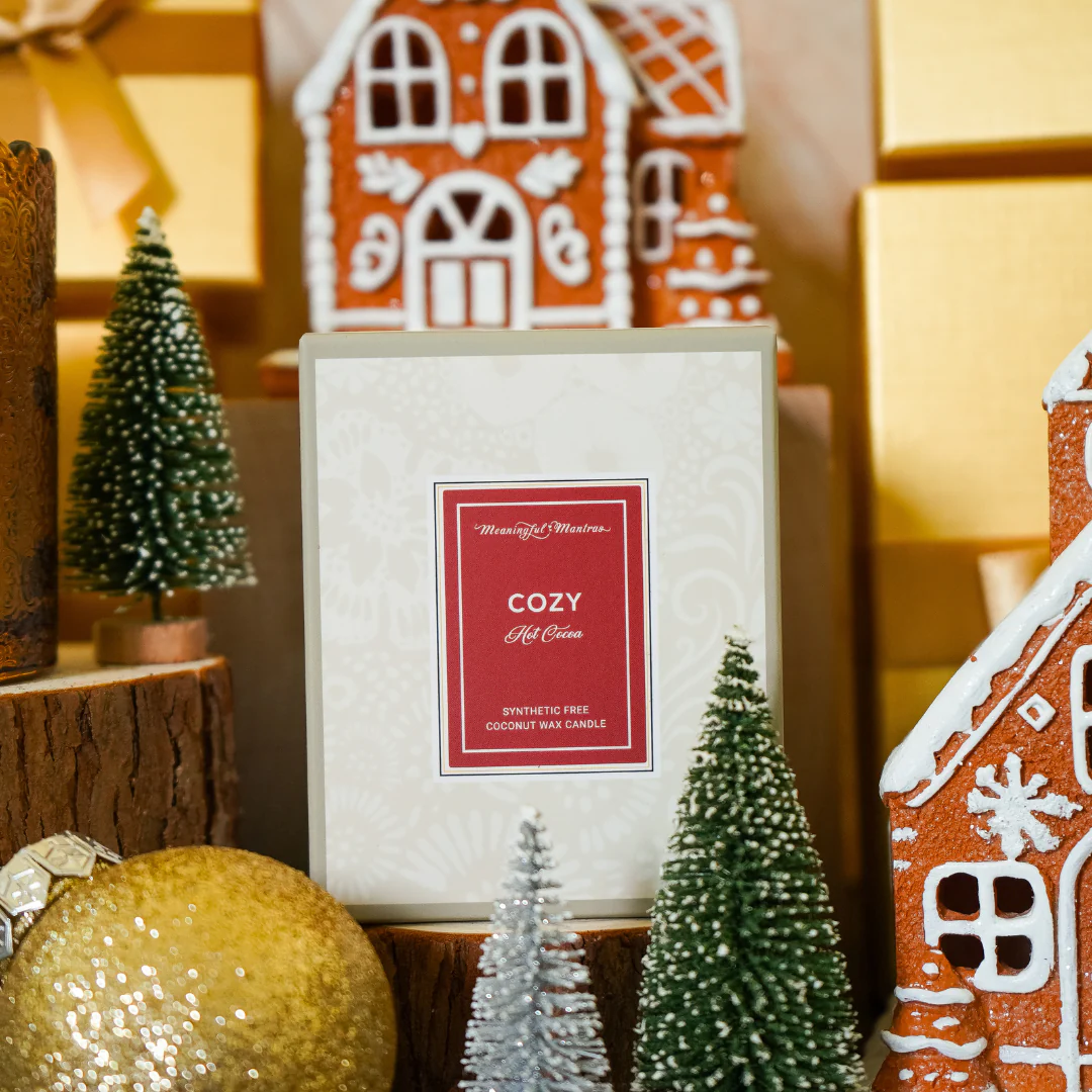 Cozy Hot Cocoa Natural Candle 8oz Kaia Collection - Image 3