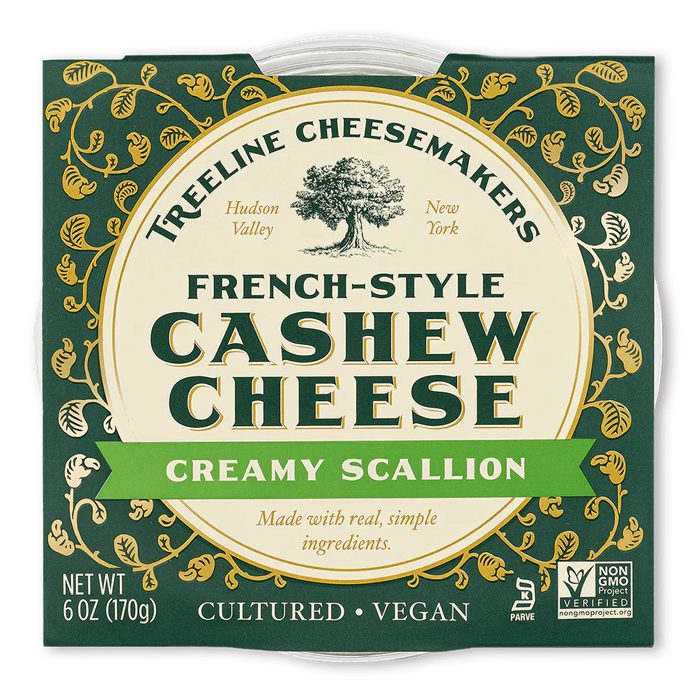 Creamy Scallion French-Style Cashew Cheese