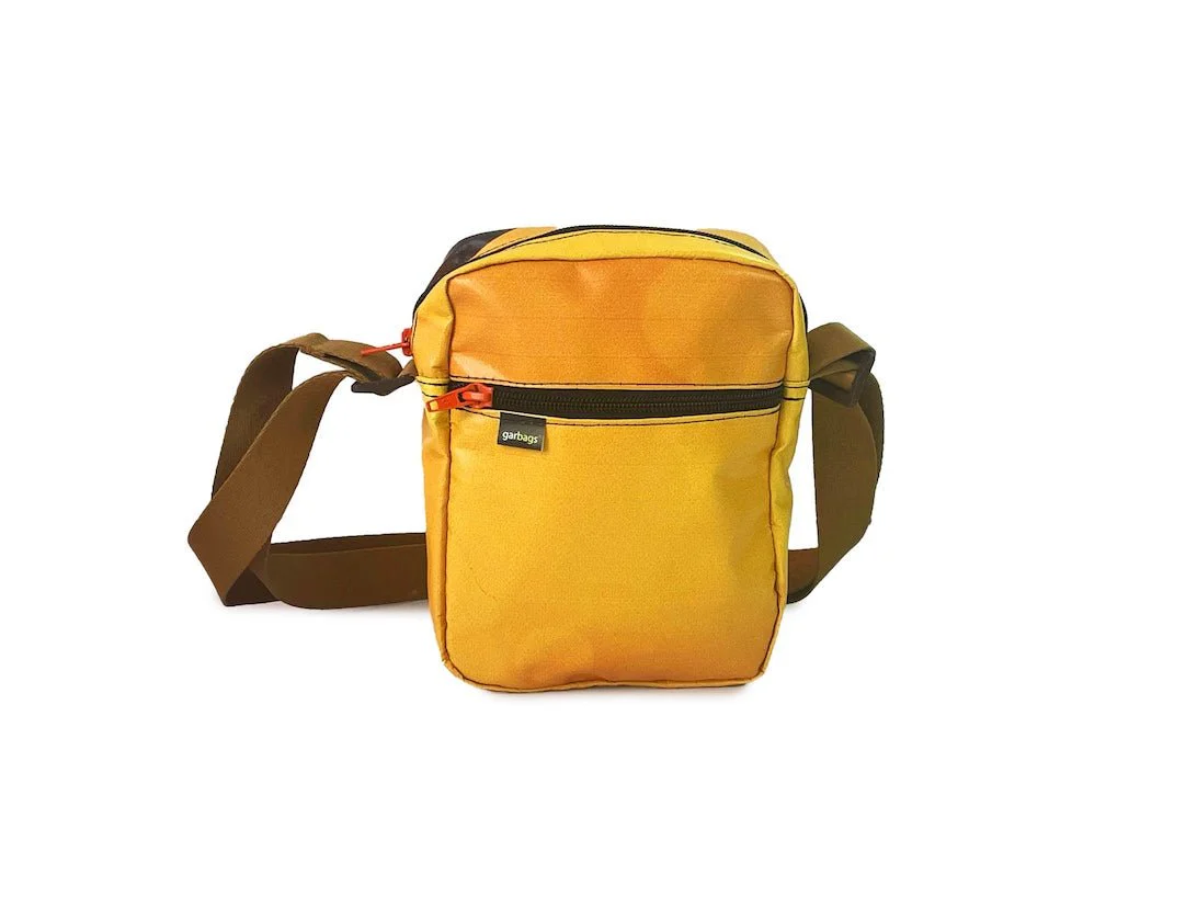 crossbody bag publicity banner full yellow