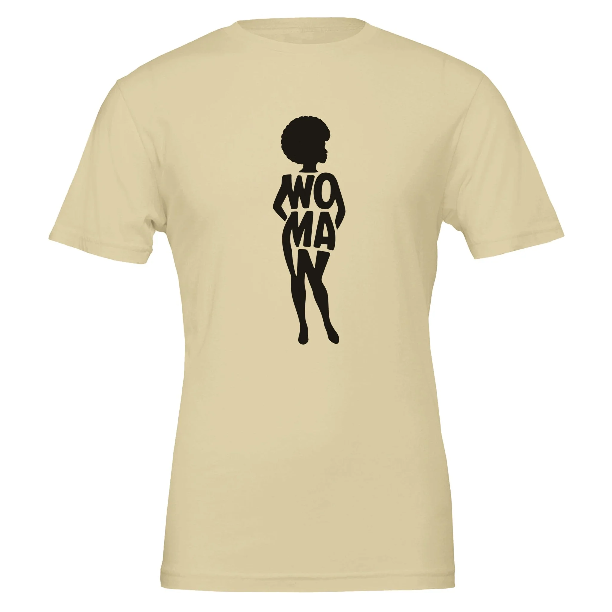 Curvy Woman Silhouette, 100% Cotton Premium Tshirt - Image 7