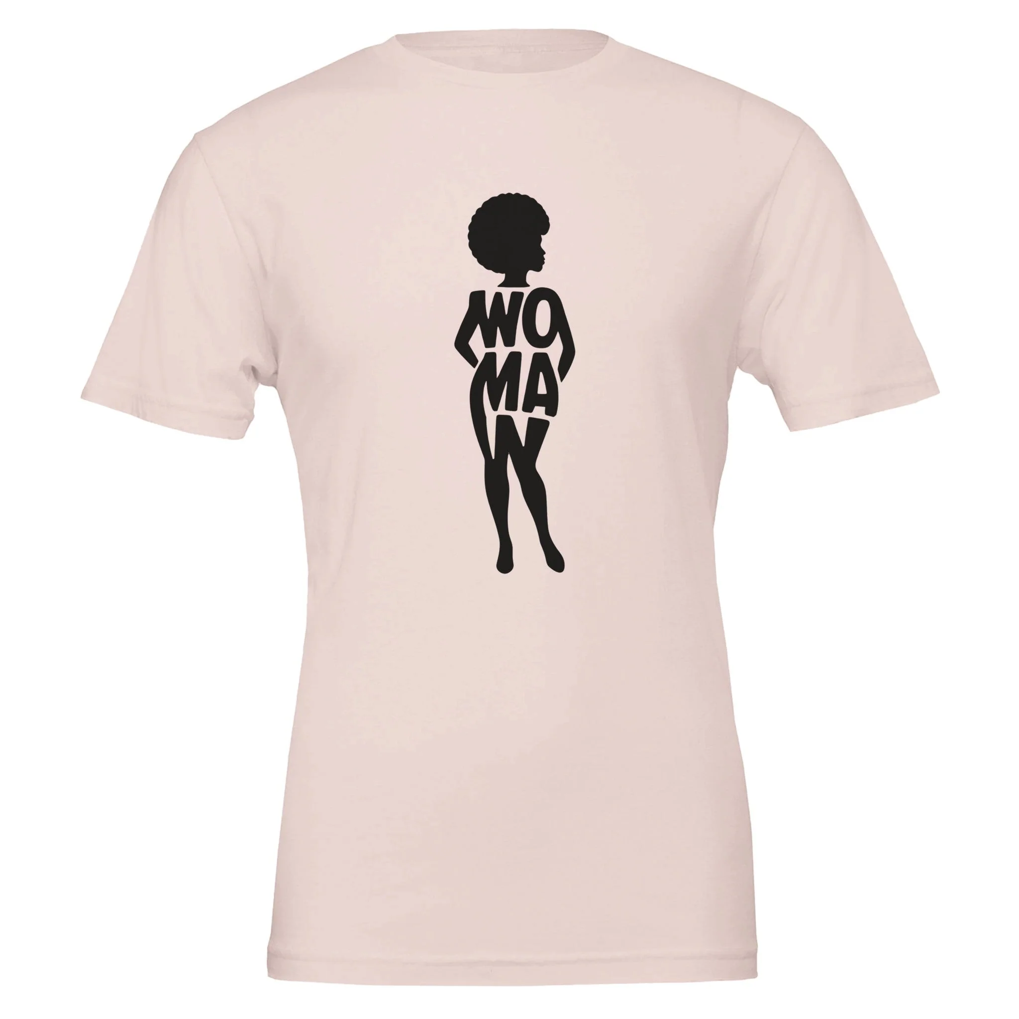 Curvy Woman Silhouette, 100% Cotton Premium Tshirt - Image 8