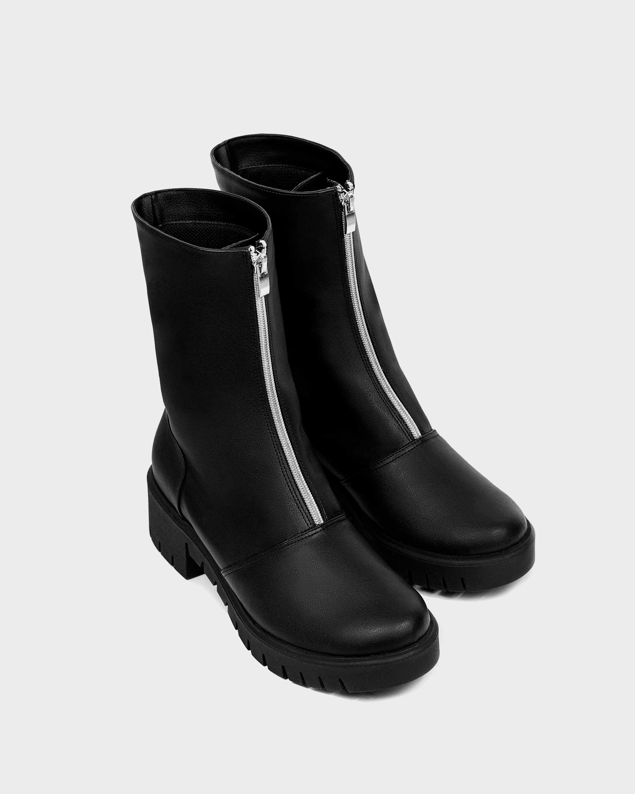 Cyber Boots Black cactus leather ankle boots - Image 3