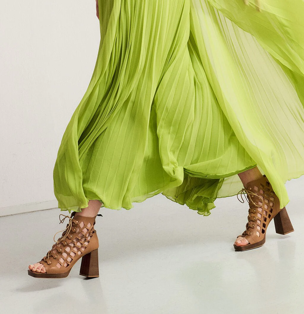 DANCE YOUR WAY (toffi) – cut-out block heel sandals made from mushroom leather - Image 6