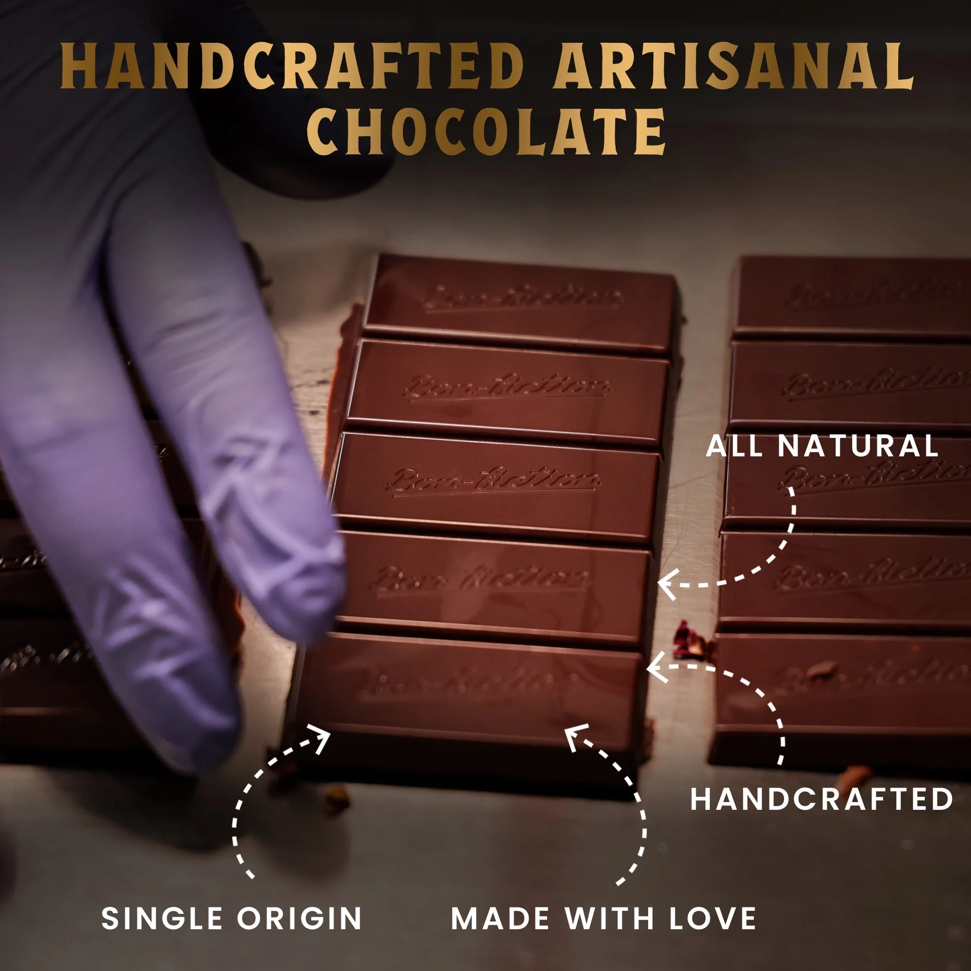 Dark Chocolate Combo 3 - Vegan, Pack of 3 - Image 3