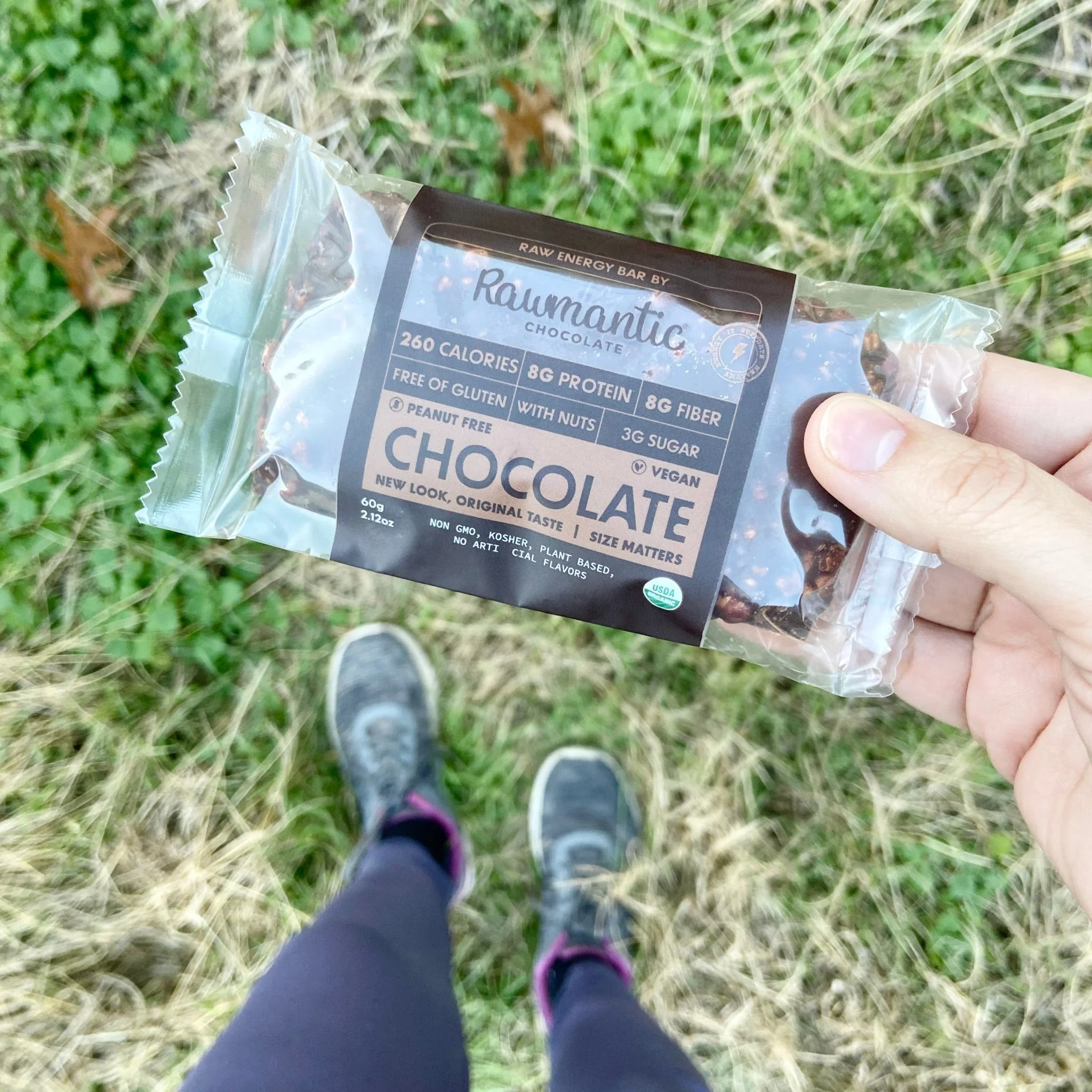 Dark Raw Chocolate Vegan Protein Bars 6 or 12 Pack - Image 4