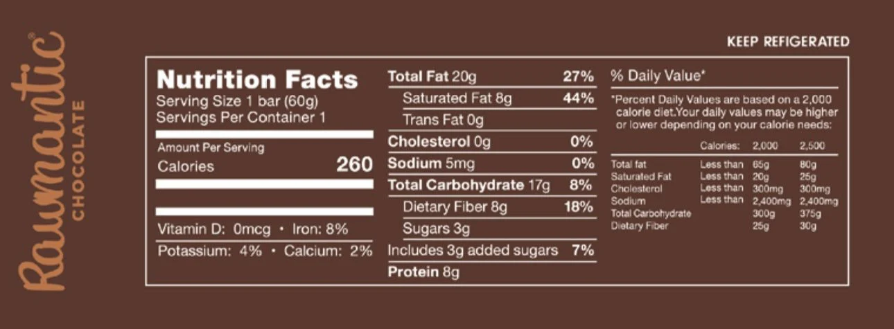 Dark Raw Chocolate Vegan Protein Bars 6 or 12 Pack - Image 6