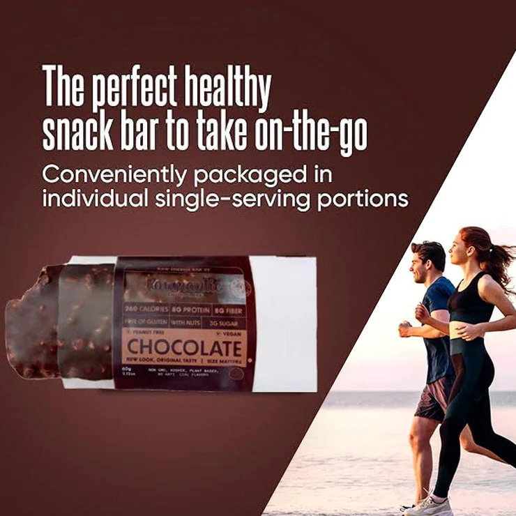 Dark Raw Chocolate Vegan Protein Bars - Image 6