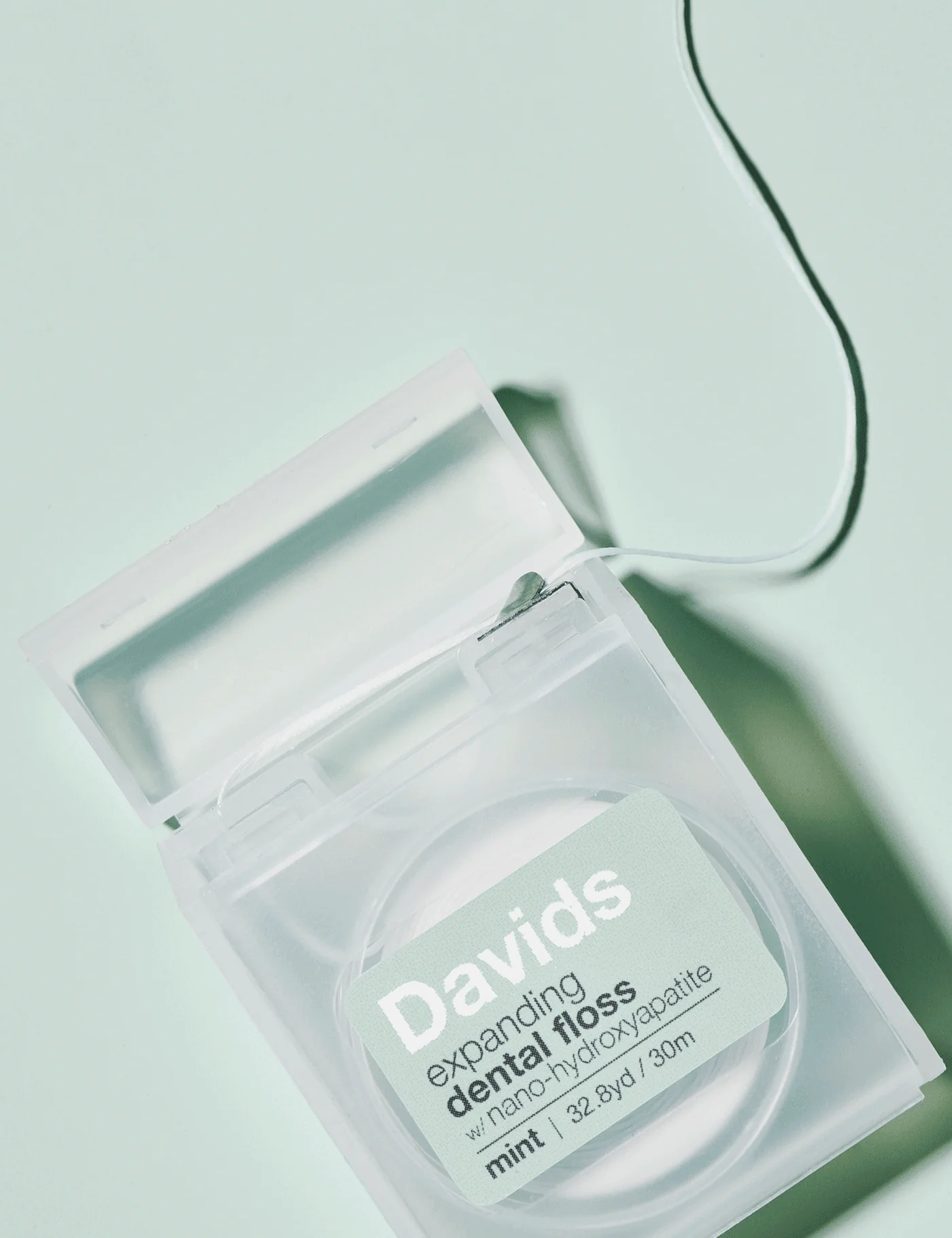 Davids Expanding Dental Floss - Refillable Dispenser + Refill - Image 4