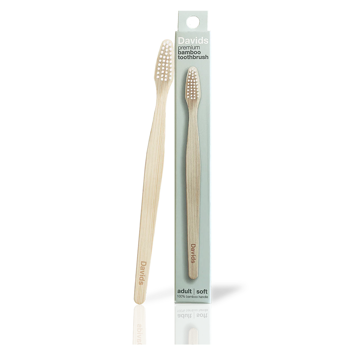 Davids Premium Bamboo Toothbrush | Adult Soft | Single - Image 3