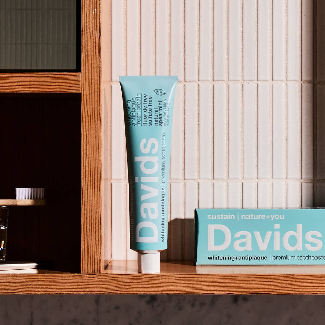 Davids Premium Toothpaste - Spearmint - Image 3