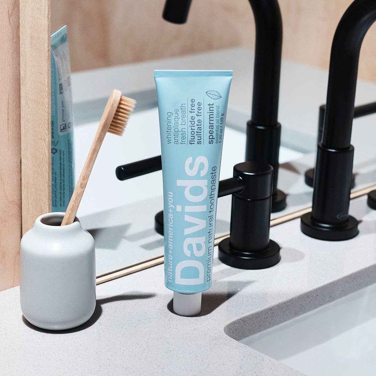 Davids Premium Toothpaste - Spearmint - Image 6