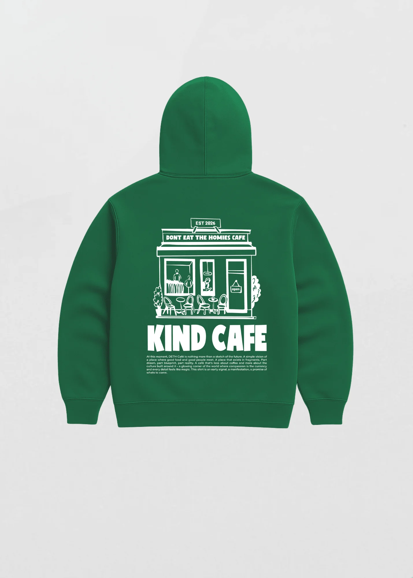 DETH Cafe Hoodie - Image 4