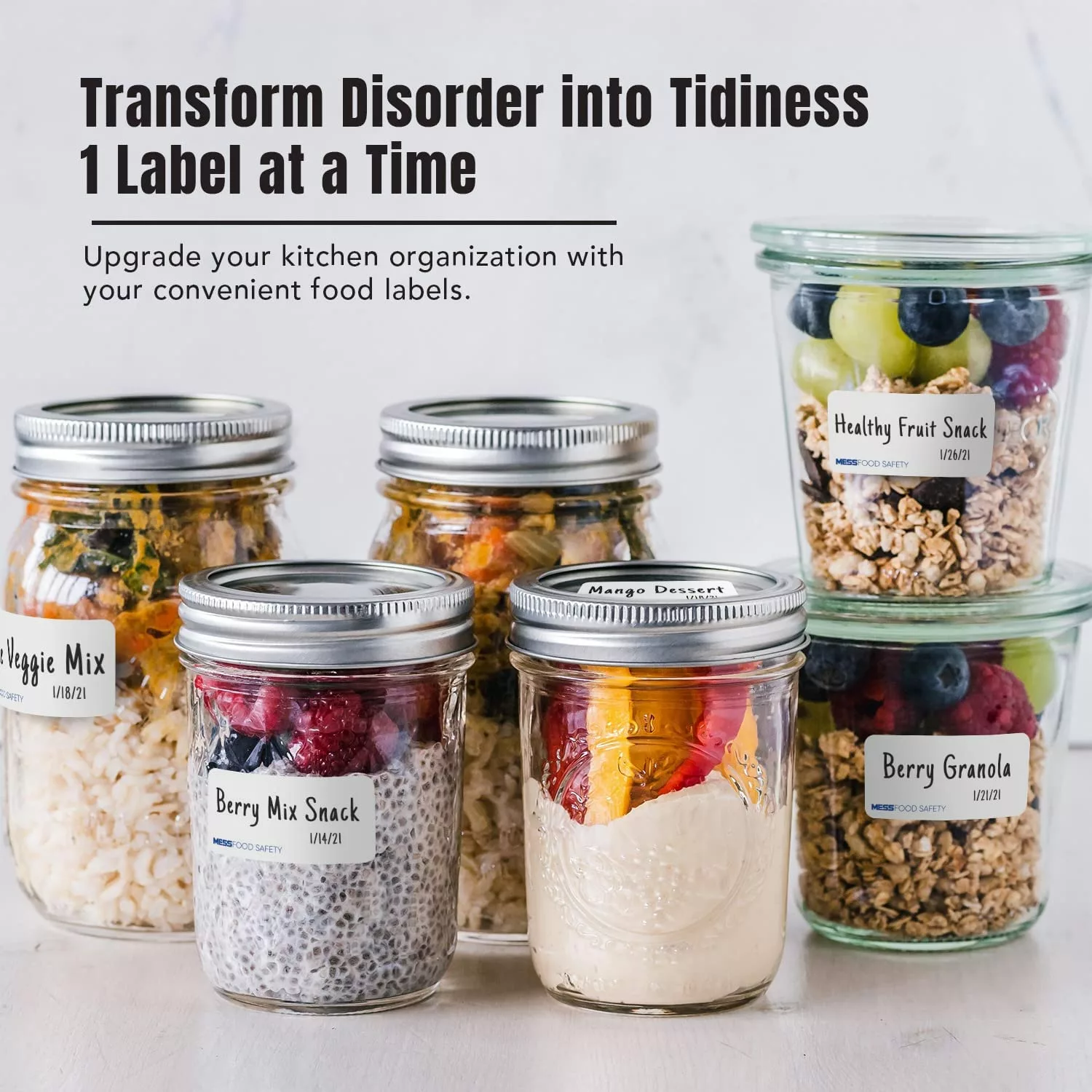 Dissolvable Food Labels with EZ-Dispensing Box (White/Blank) - Image 4