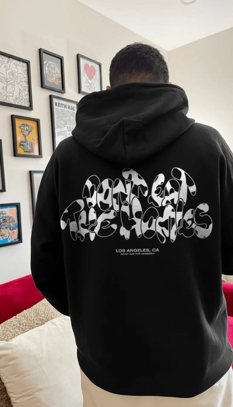 DONT EAT THE HOMIES BUBBLE HOODIE - Image 2