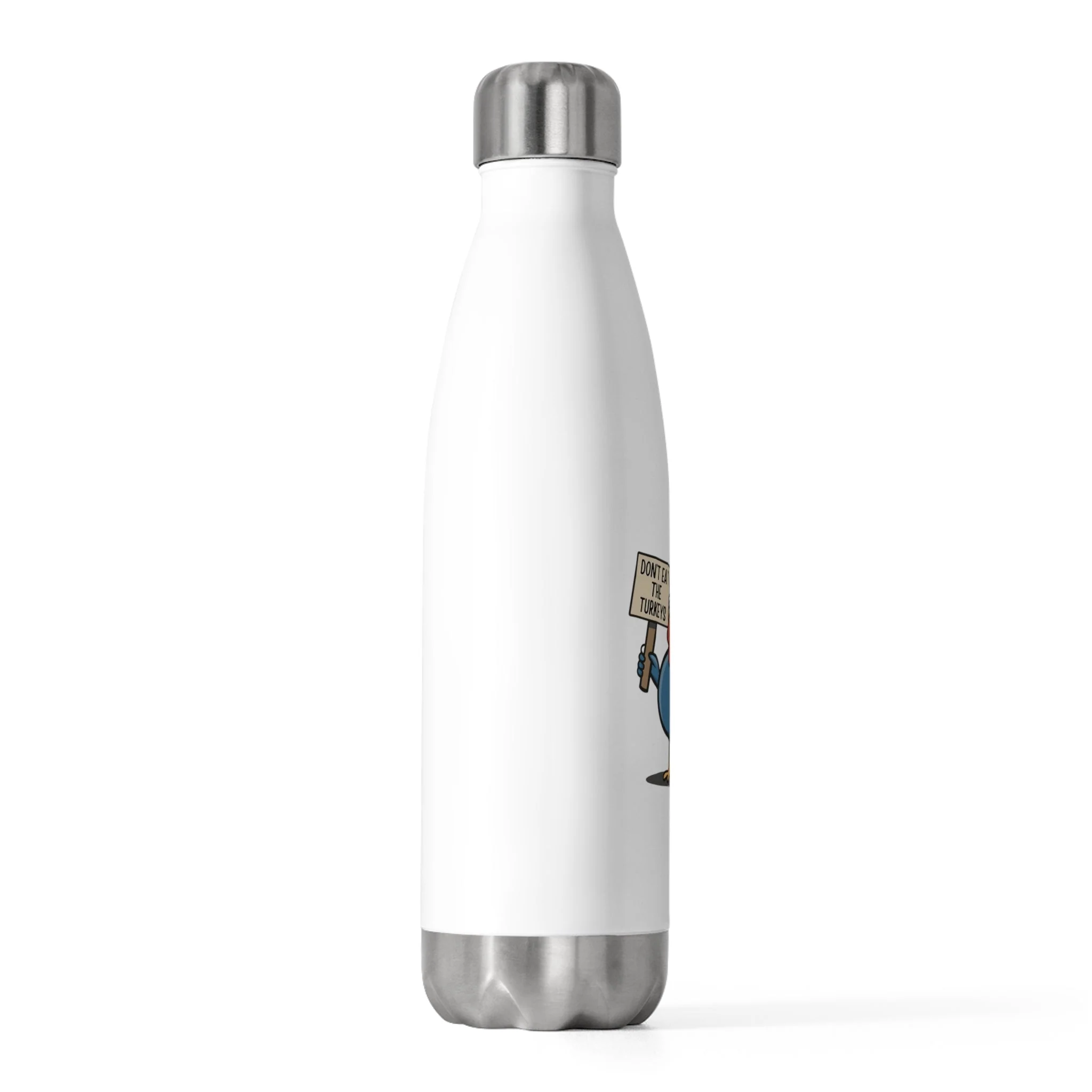 Don't Eat the Turkeys - 20oz Insulated Water Bottle - Image 3
