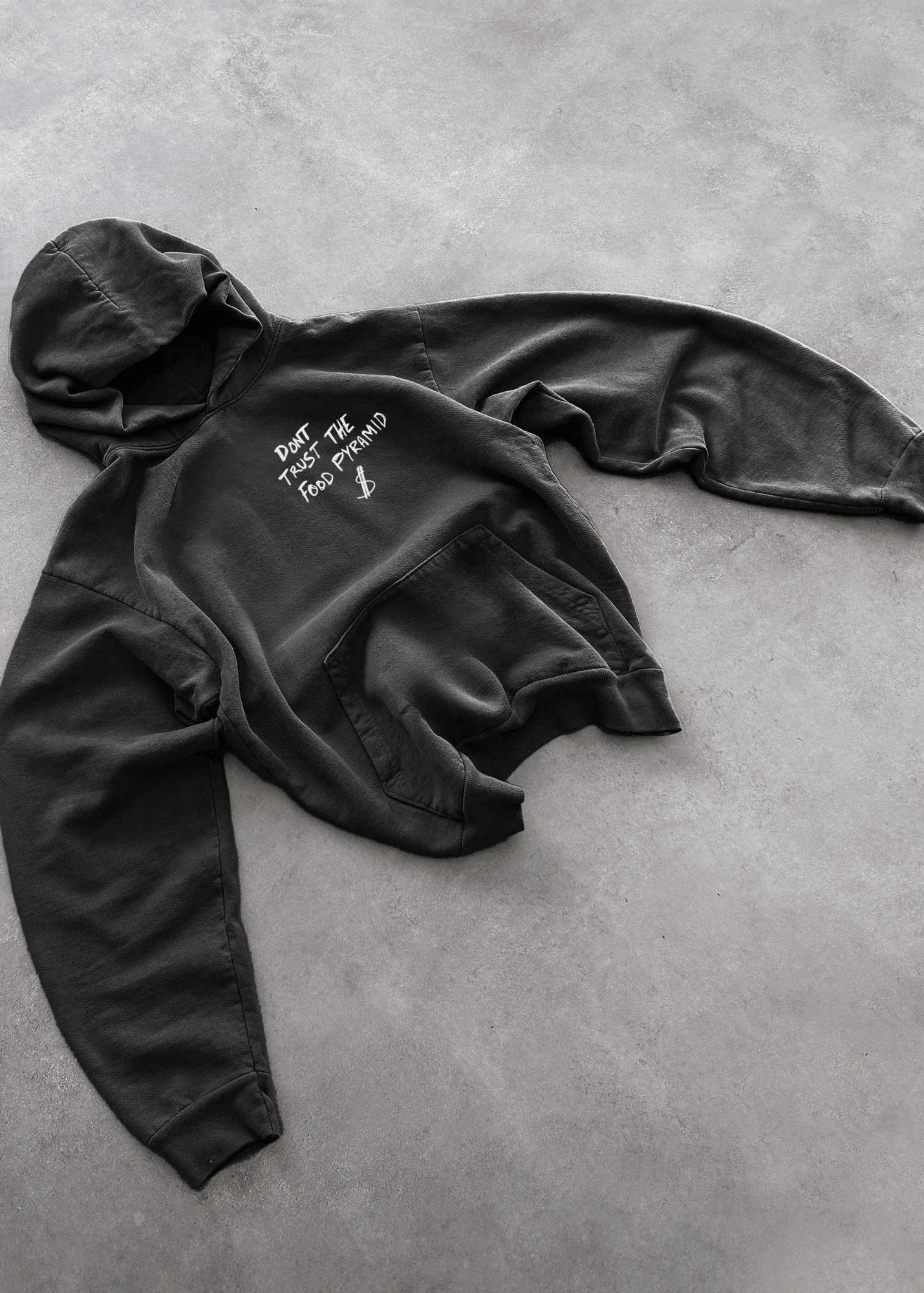 DONT TRUST THE FOOD PYRAMID HOODIE