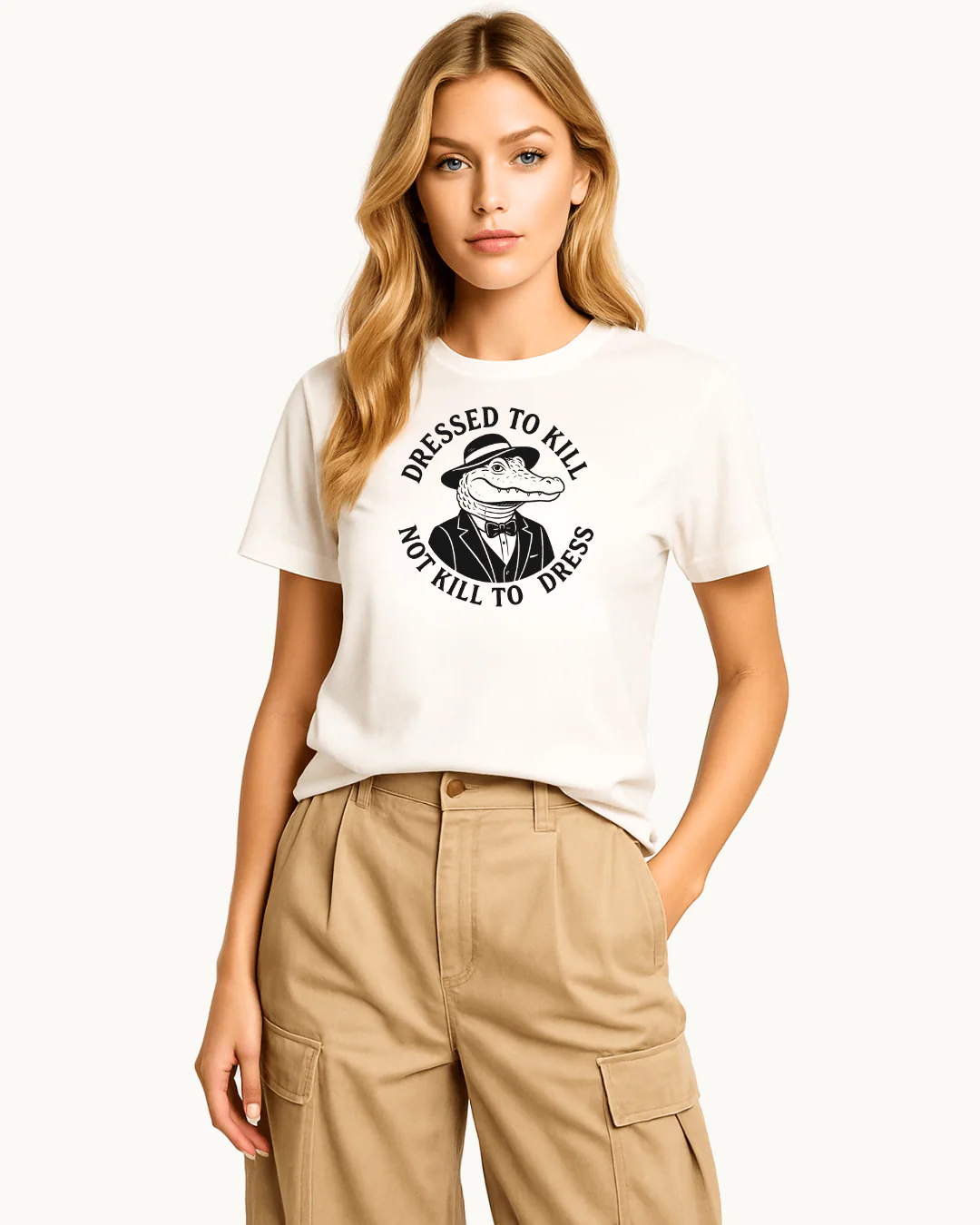 Dressed To Kill, Not Kill to Dress, Eco-Friendly TShirt
