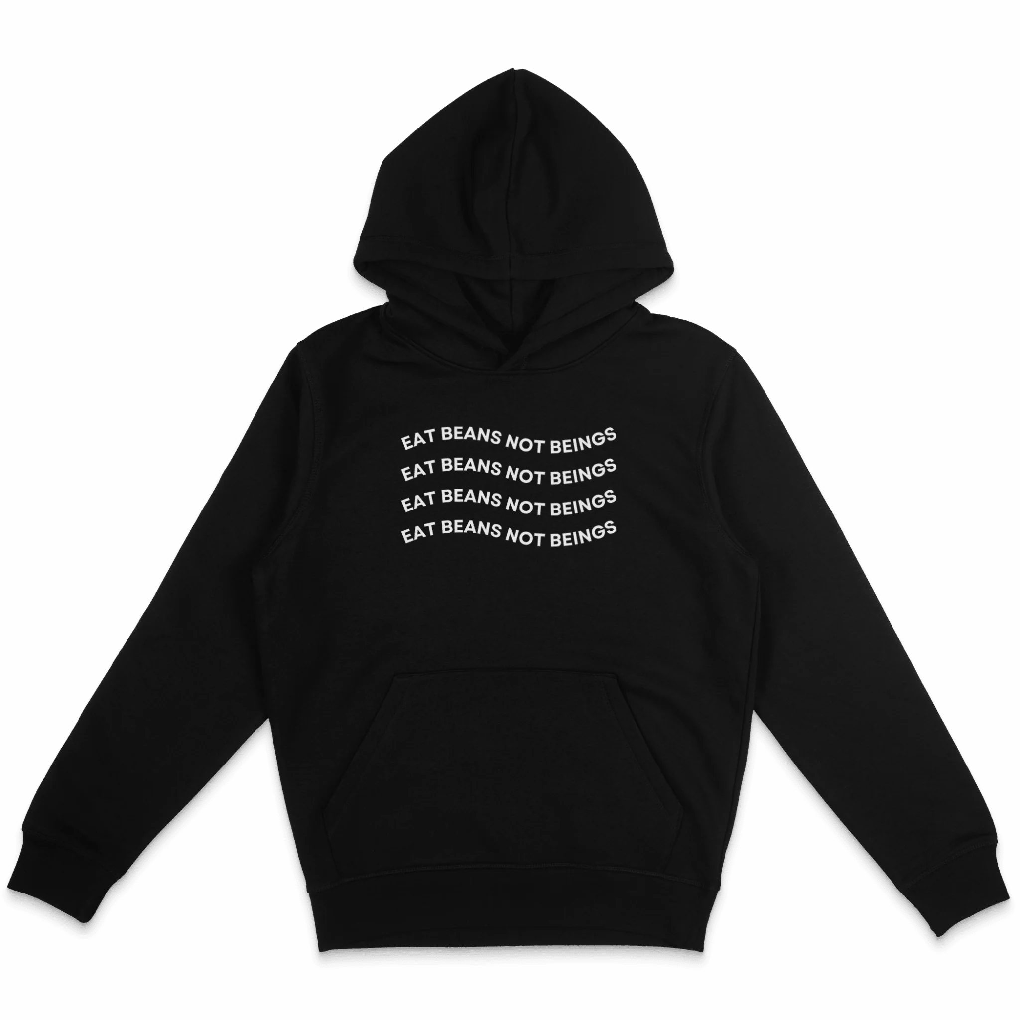 Eat Beans Not Beings Hoodie - Image 3