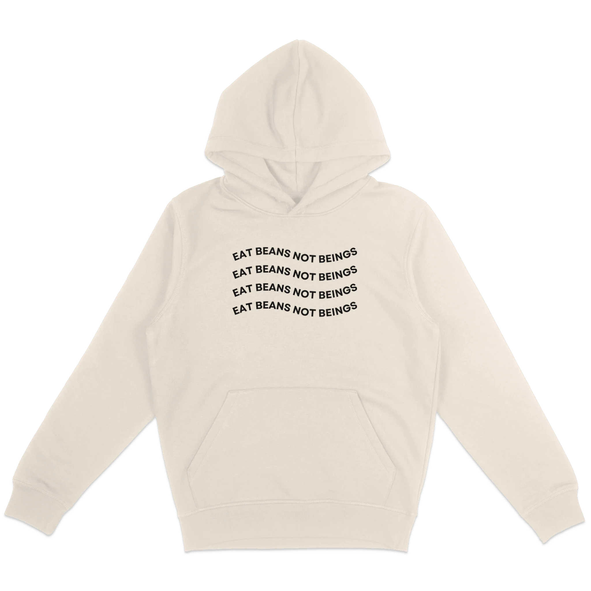 Eat Beans Not Beings Hoodie - Image 4