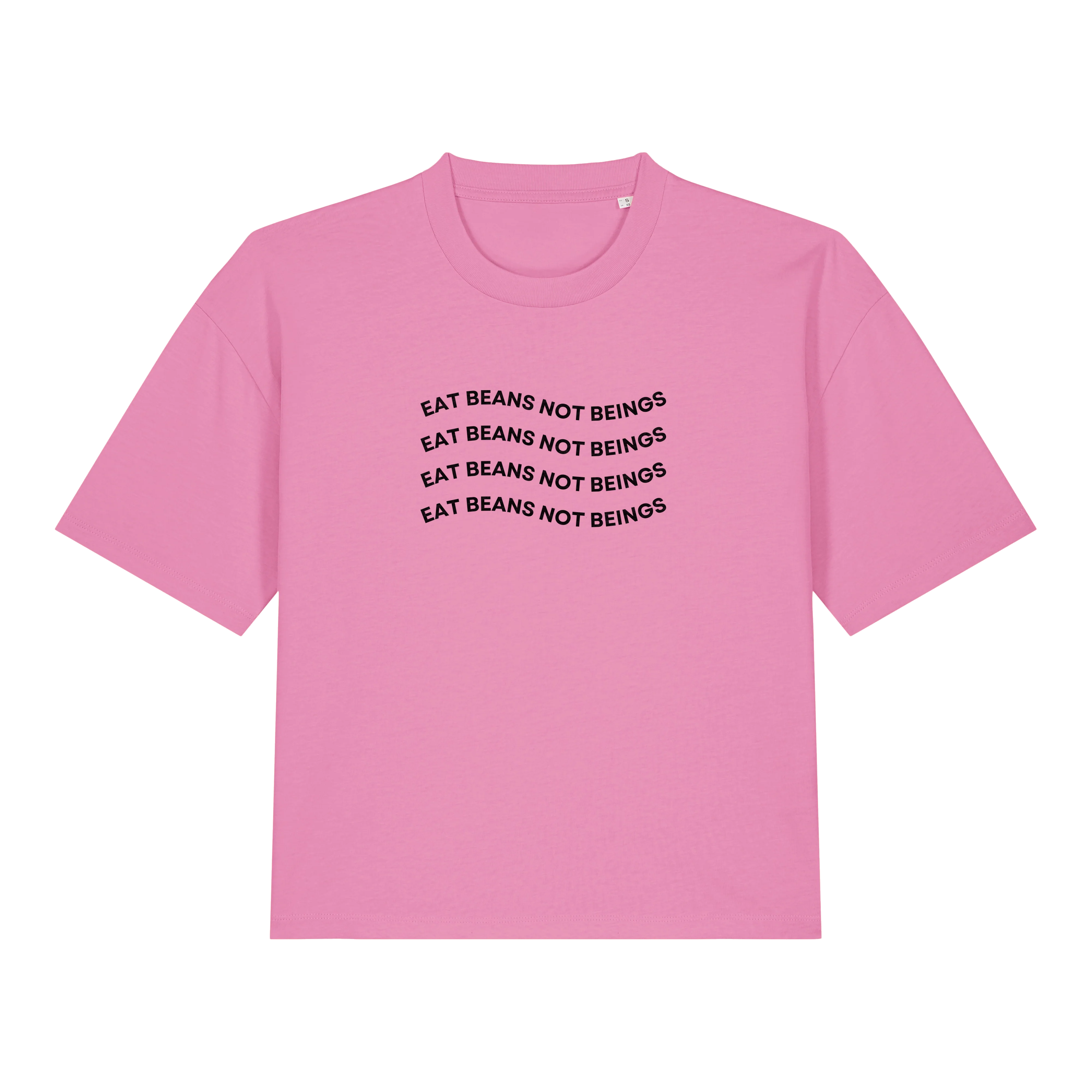 Eat Beans Not Beings Women's Boxy T-Shirt - Image 4