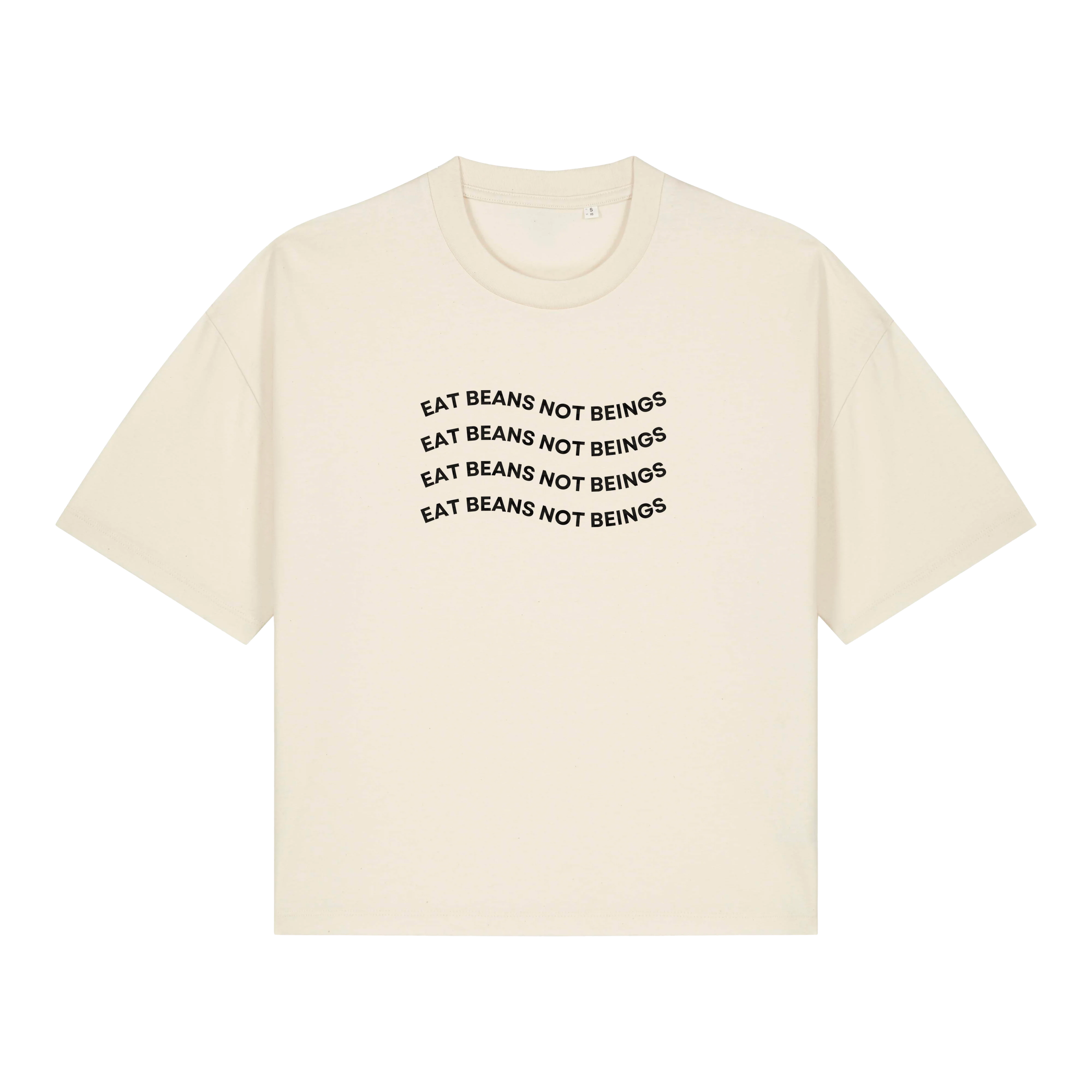 Eat Beans Not Beings Women's Boxy T-Shirt - Image 5