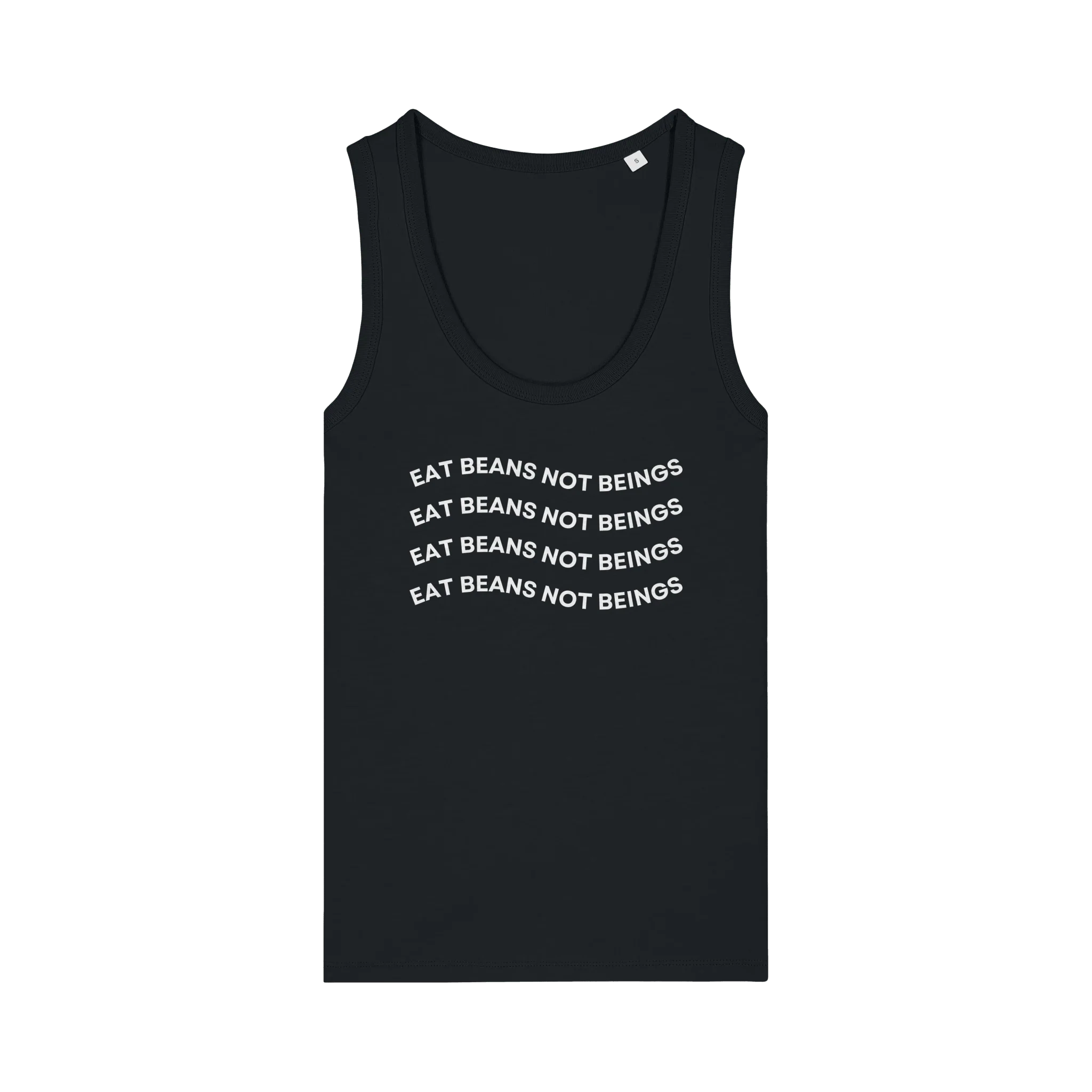 Eat Beans Not Beings Women's Tank Top - Image 2