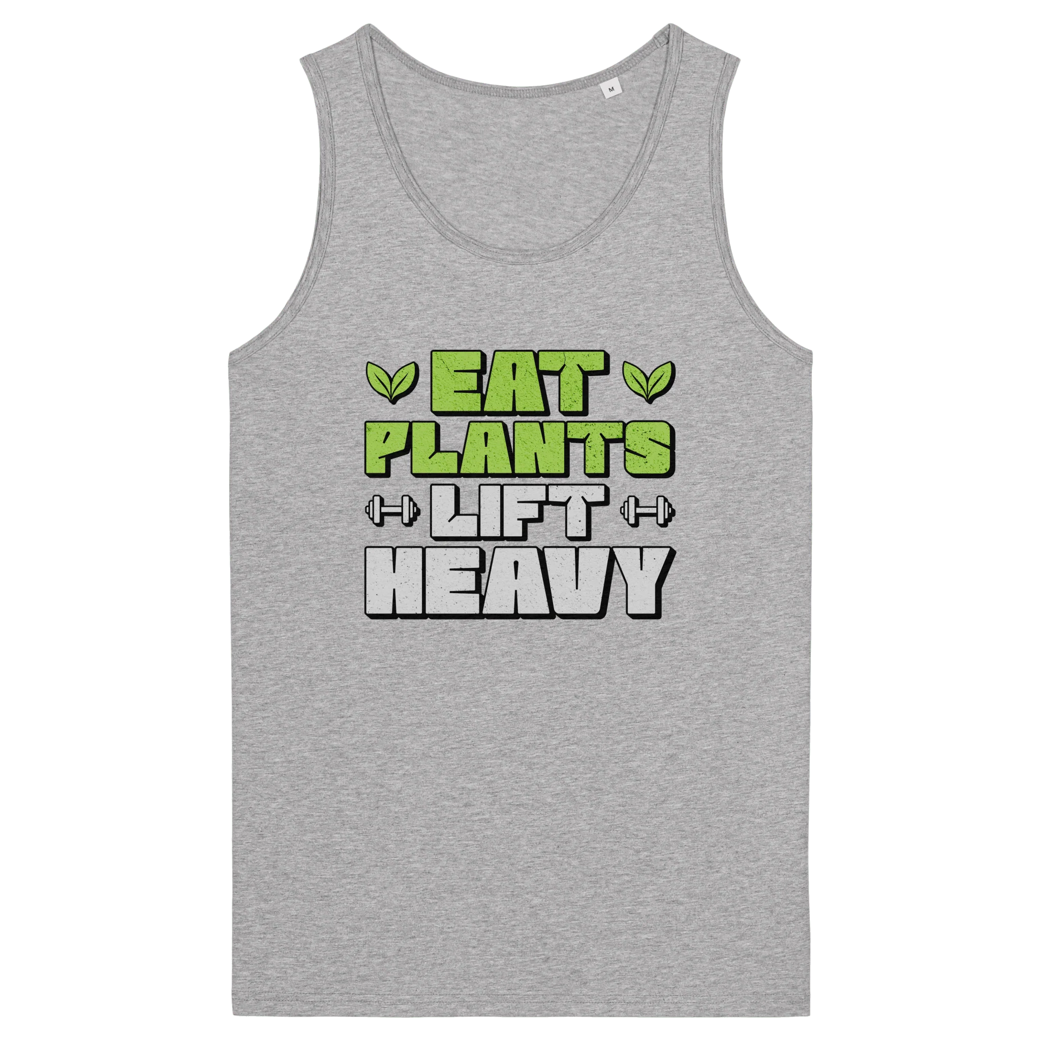 Eat Plants Lift Heavy Men's Tank Top - Image 2