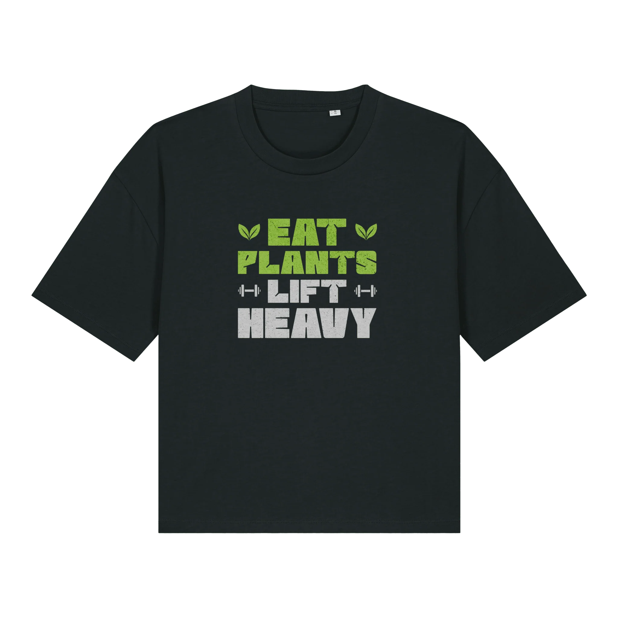 Eat Plants Lift Heavy Women's Boxy T-Shirt